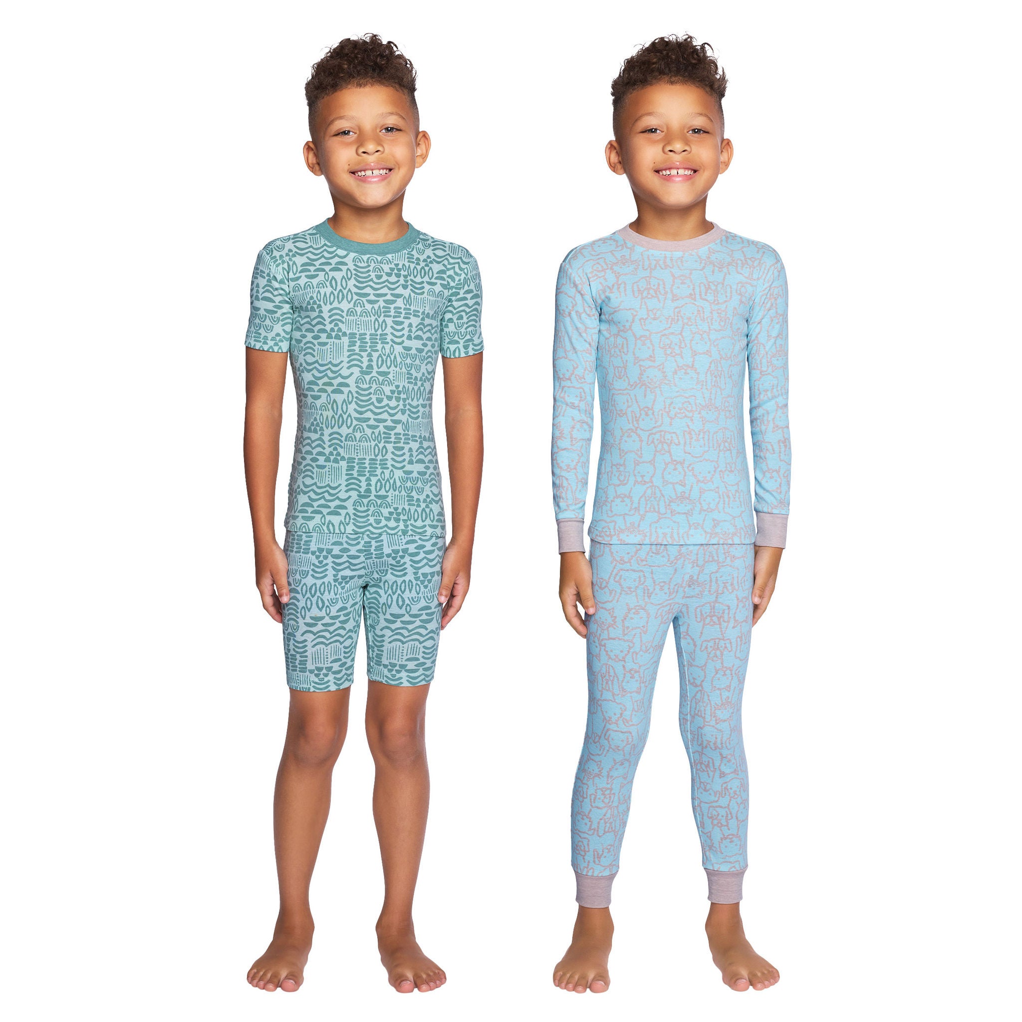Charlie & Scout Kids' 4-piece Pajama Set