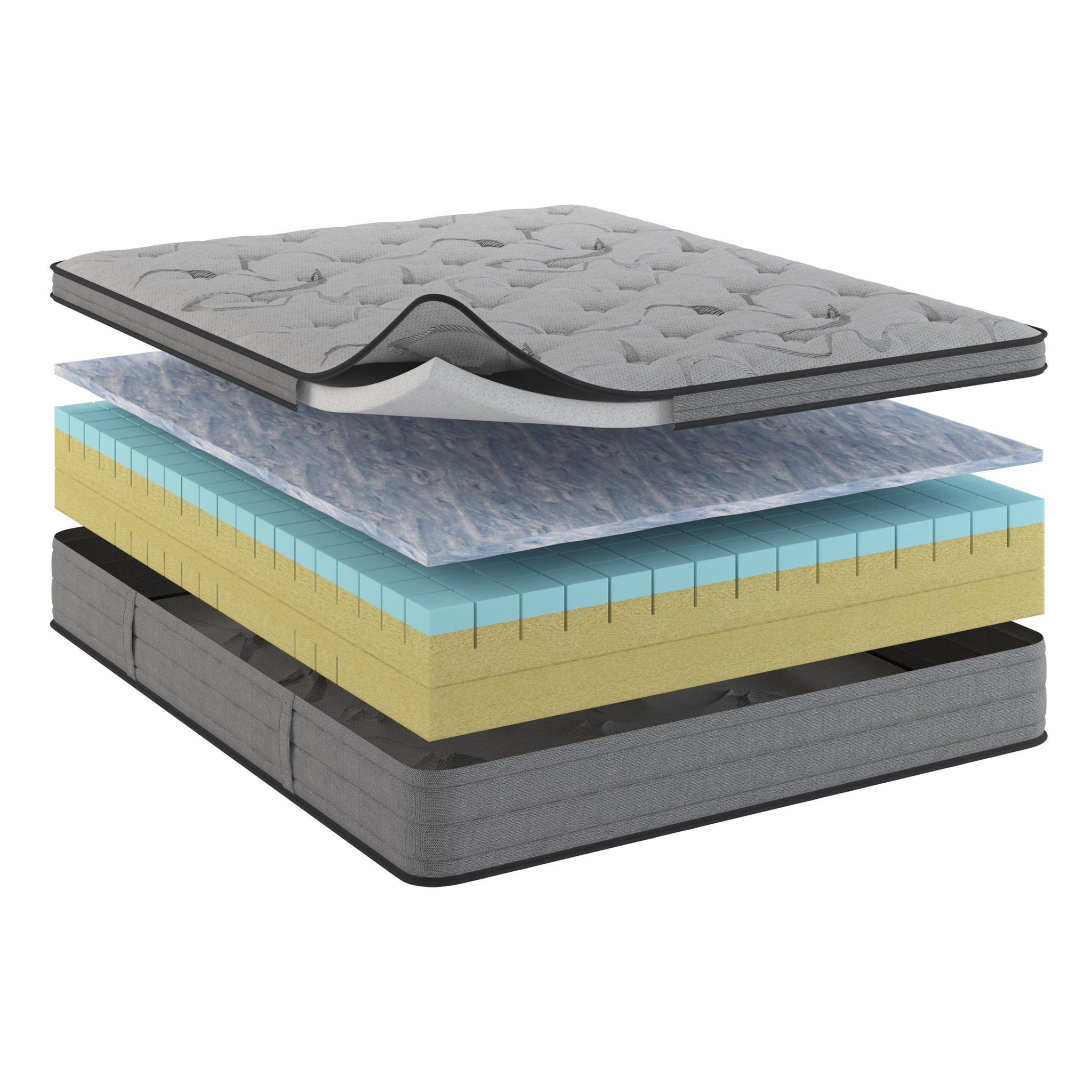 Sleep Science 13" Align IQ Euro Top Memory Foam Mattress with Adjustable Base