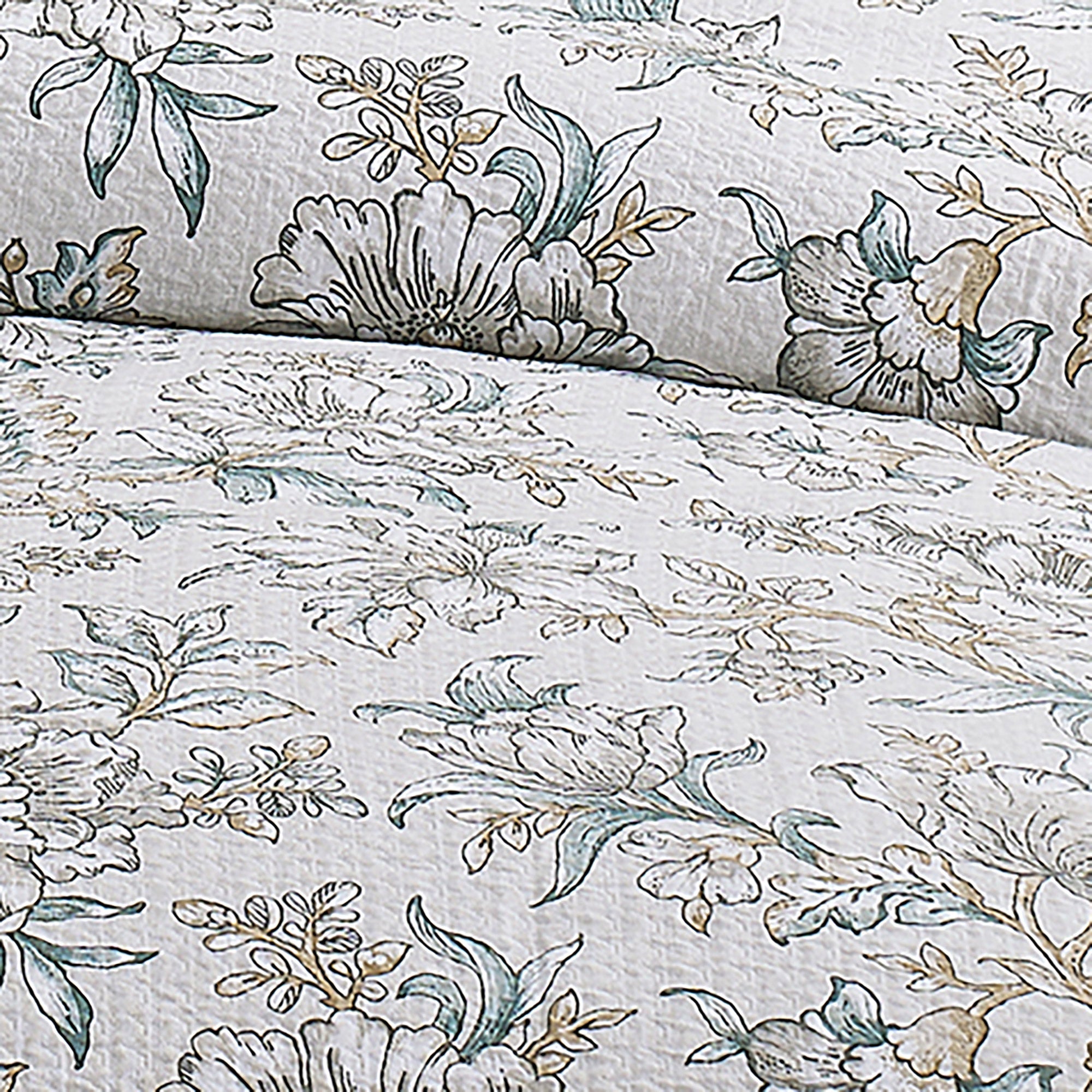 Caro Home Margaret Cotton Comforter, 3-piece Set