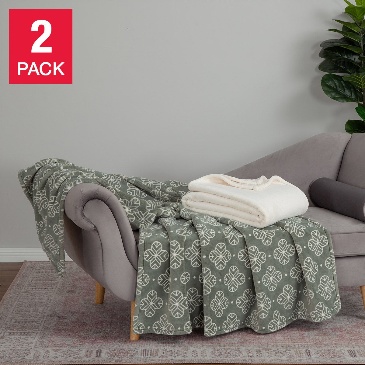 Berkshire PrimaLush Throw 2-pack