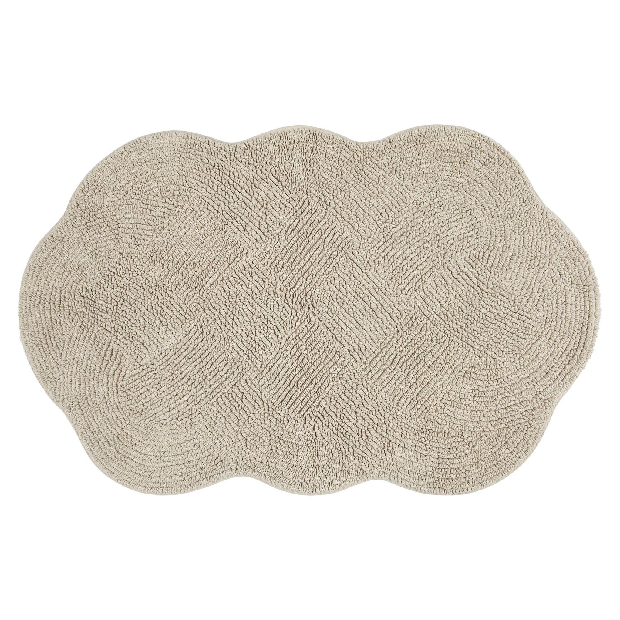 Scallop Tufted Bath Rug