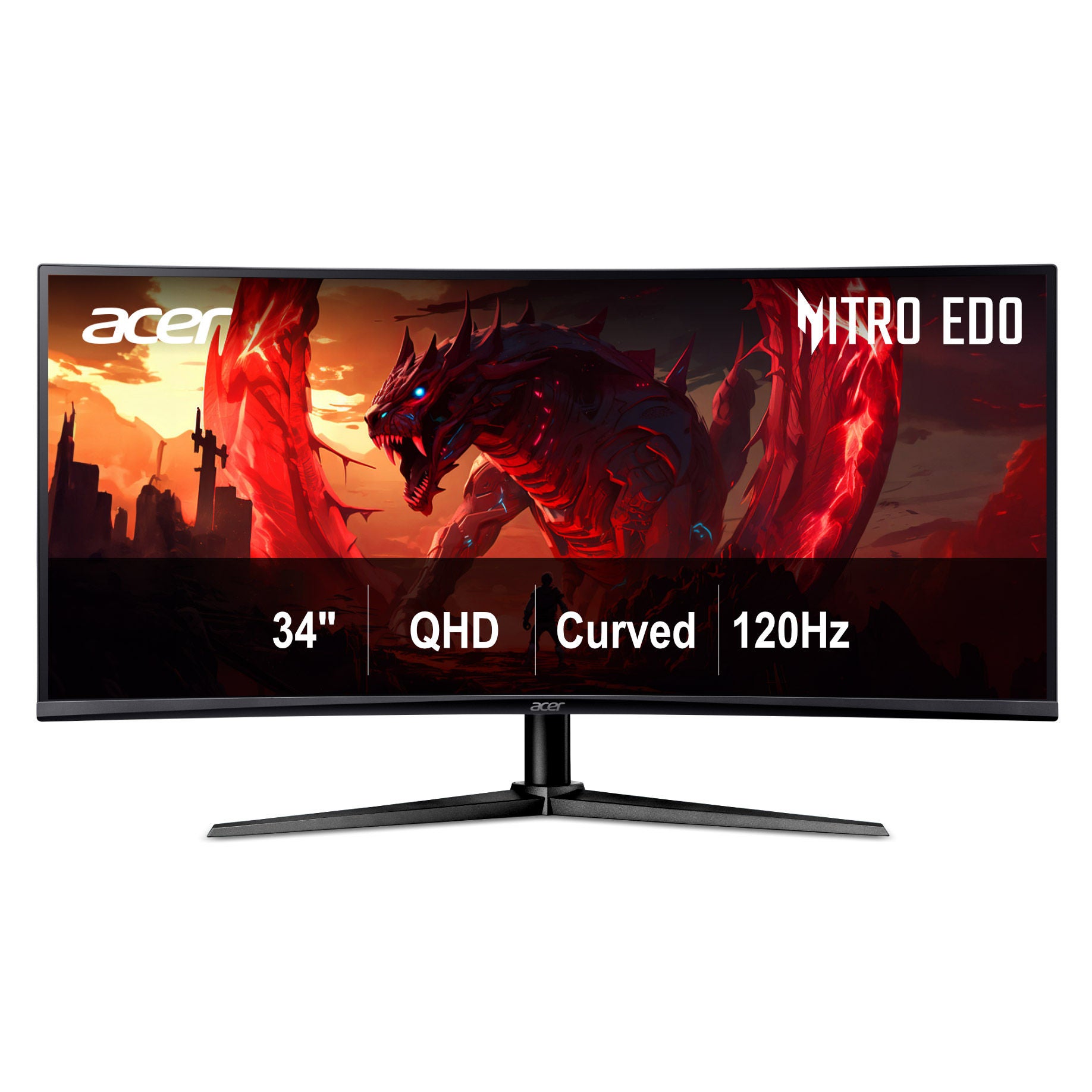 Acer Nitro 34" Class WQHD Curved Gaming Monitor