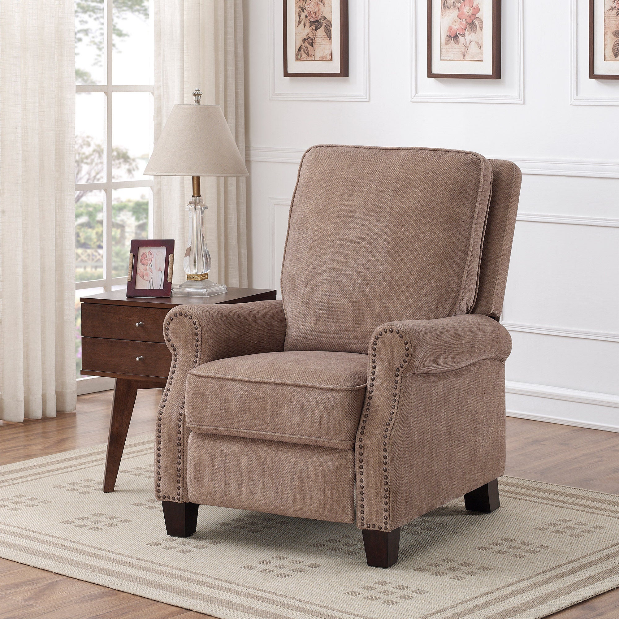 Boyd Fabric Pushback Recliner