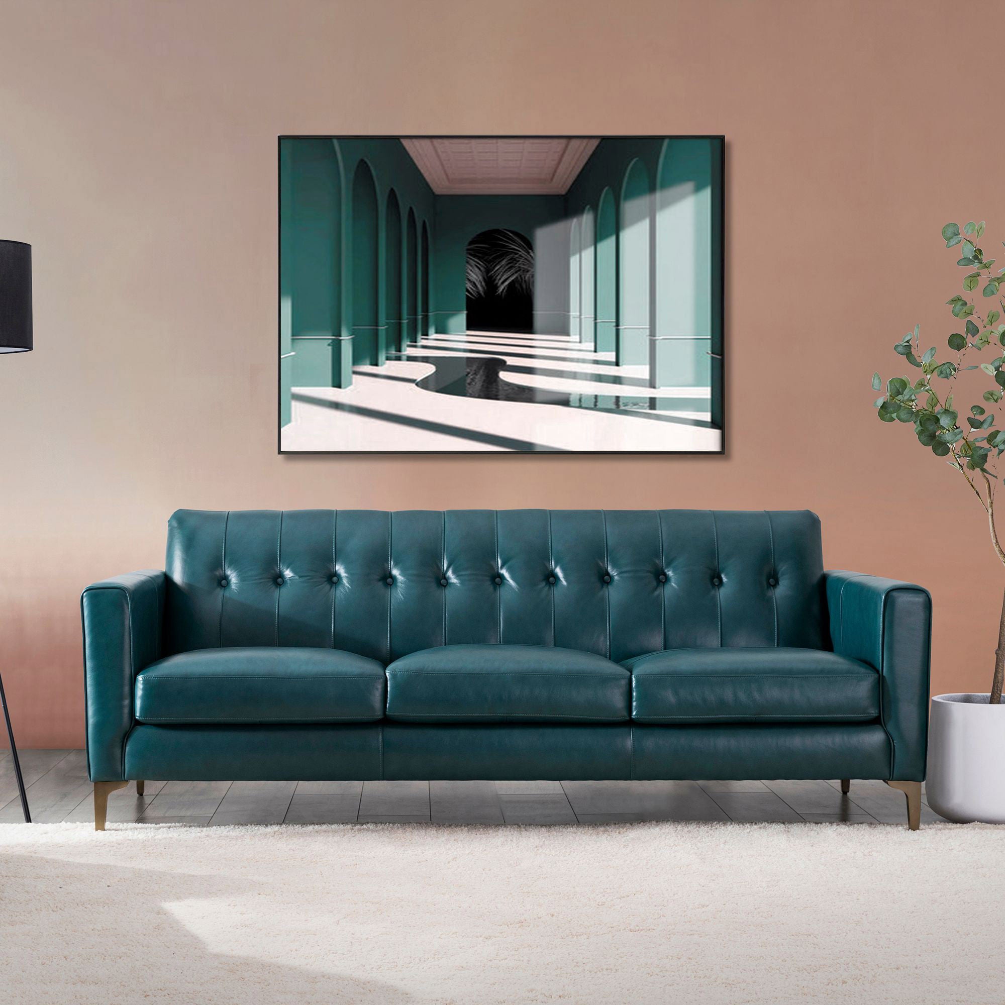 Toulouse Leather Sofa