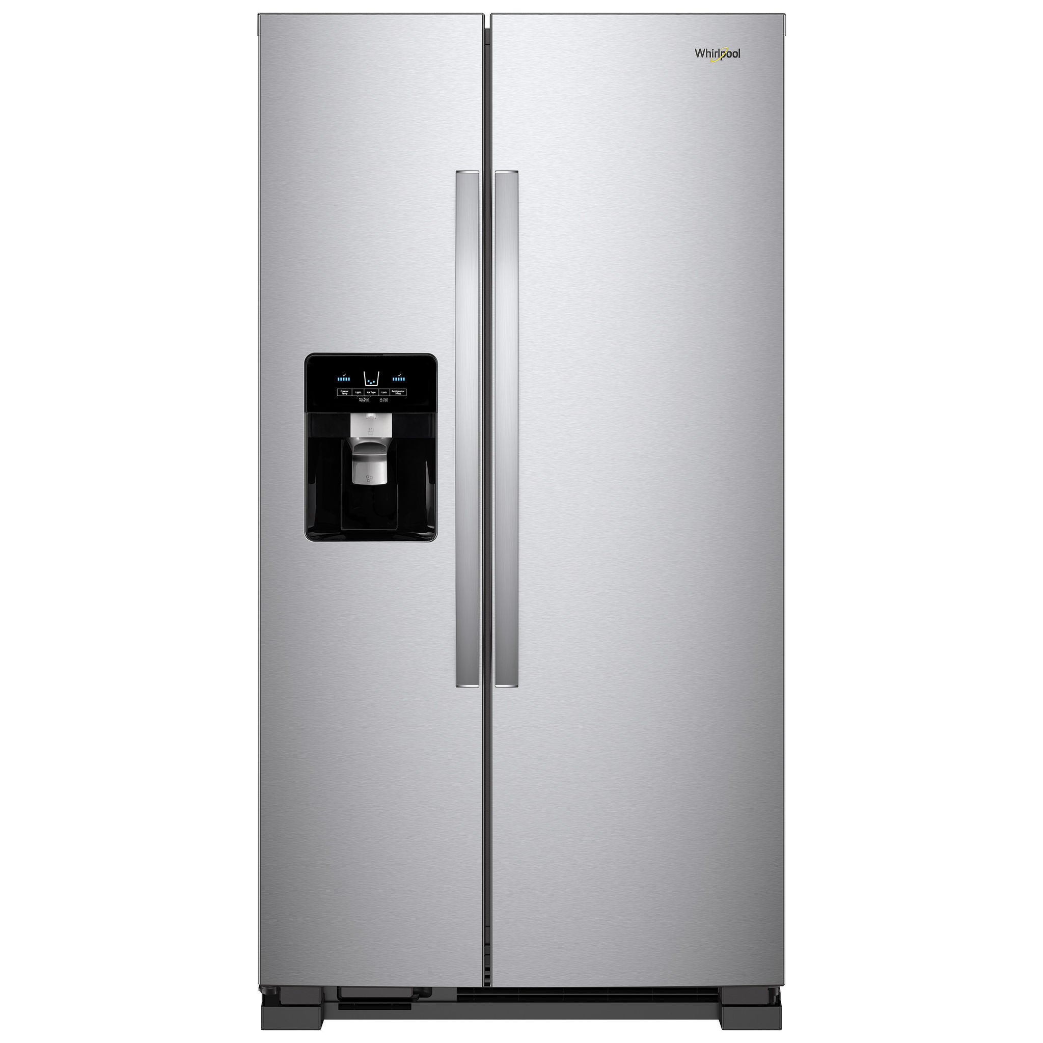 Whirlpool 21 cu. ft. Side-by-Side Refrigerator with Exterior Ice and Water Dispenser