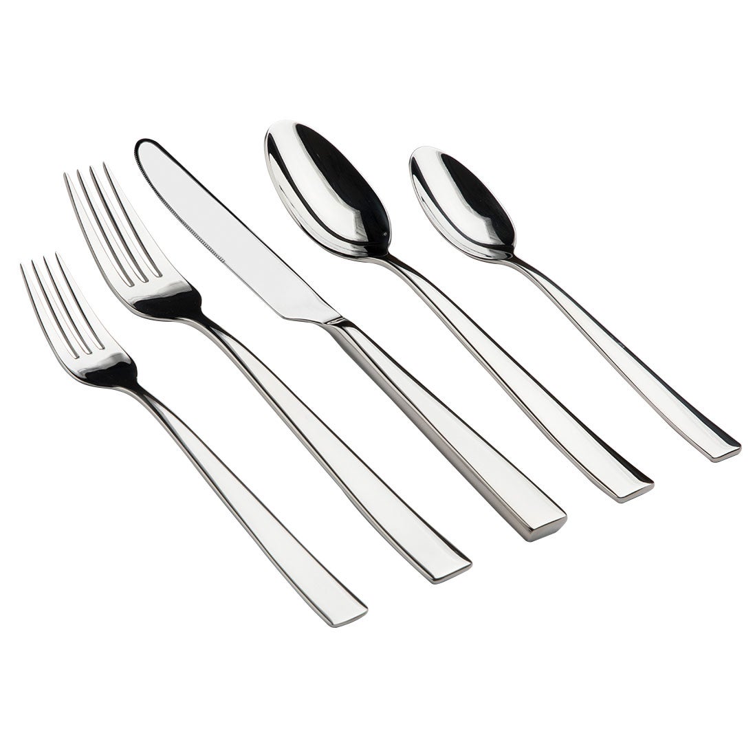 Gourmet Settings Resto 60-piece Stainless Steel Flatware Set