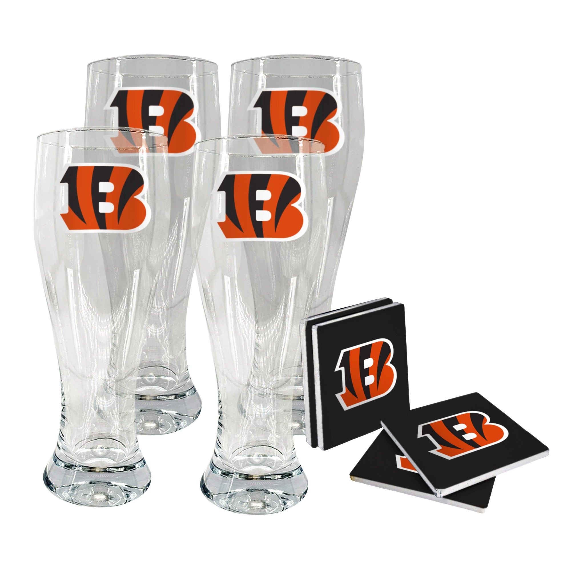 NFL Pilsner & Coaster Set
