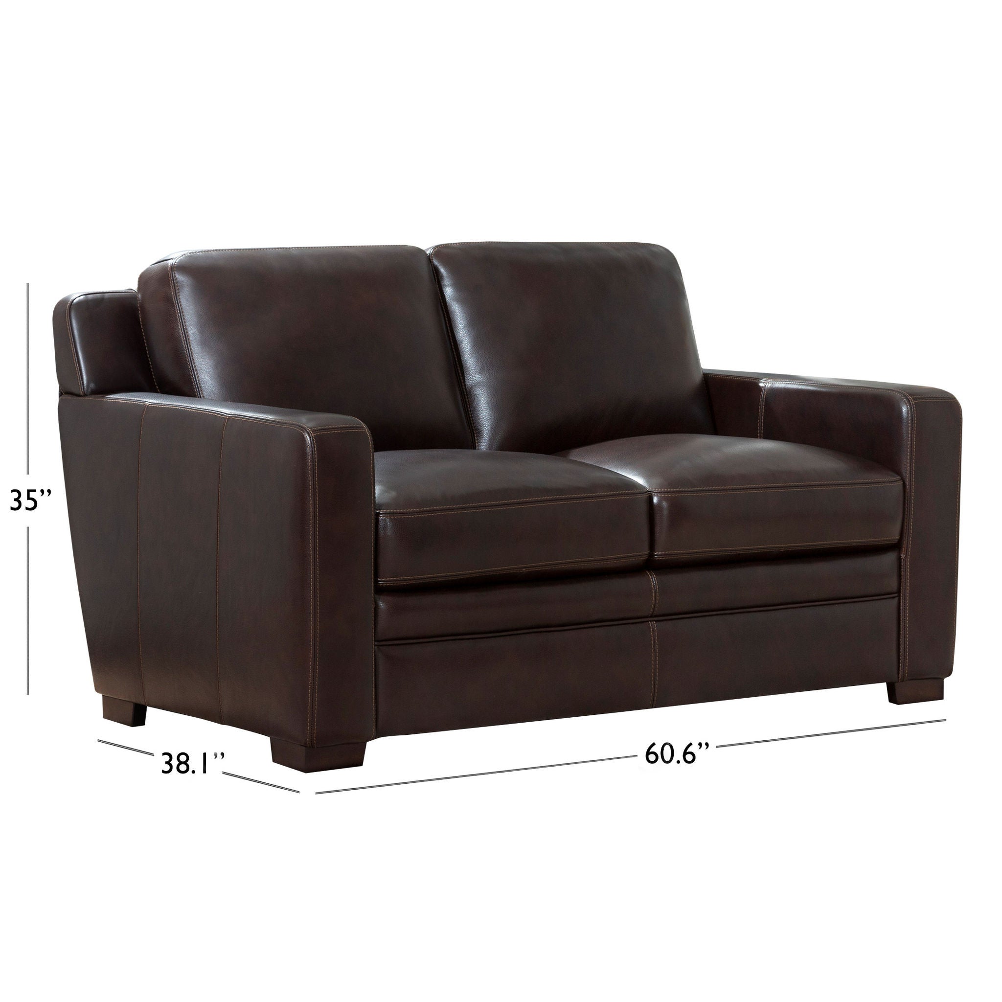 Chanton Leather Loveseat