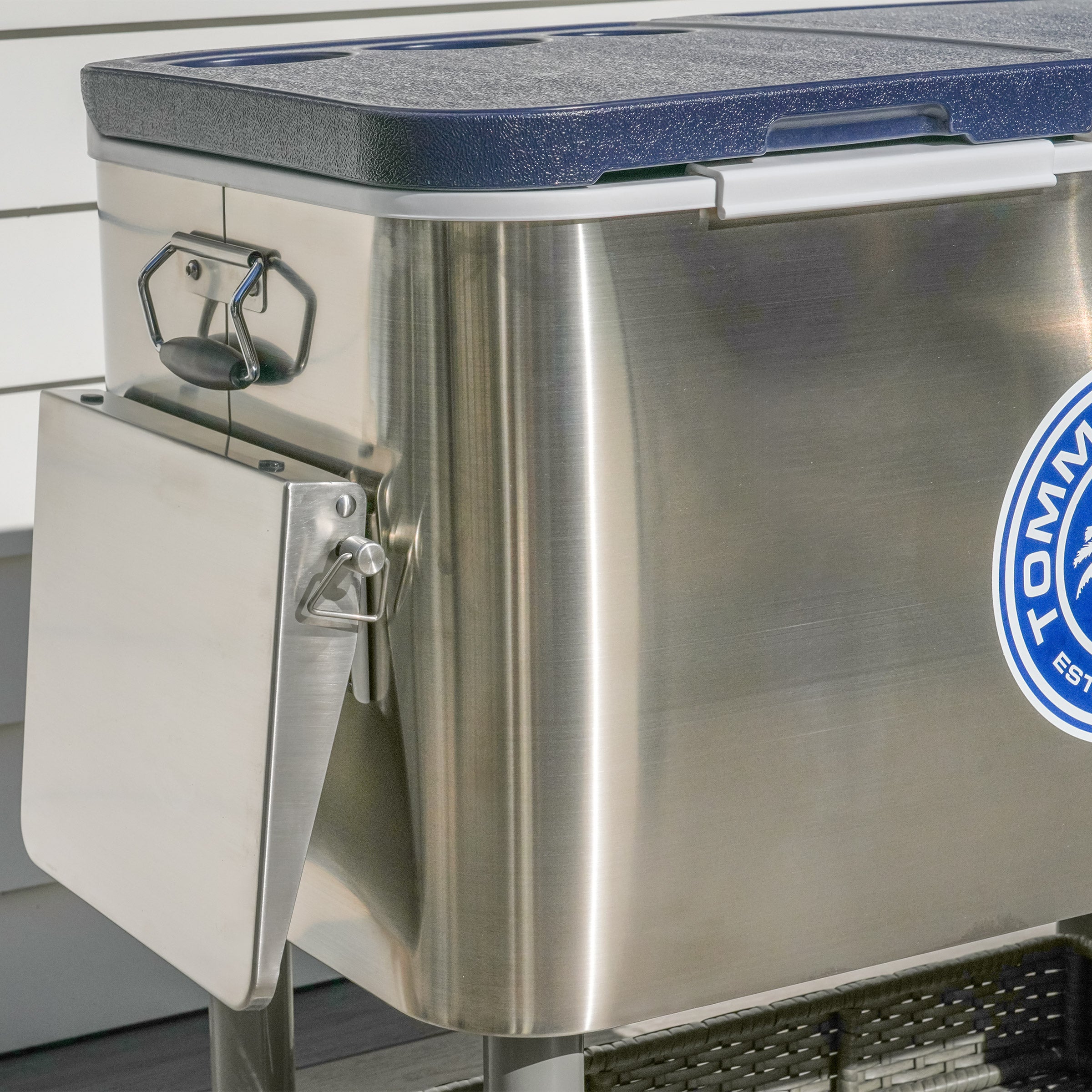 Tommy Bahama 100-quart Stainless Steel Rolling Cooler
