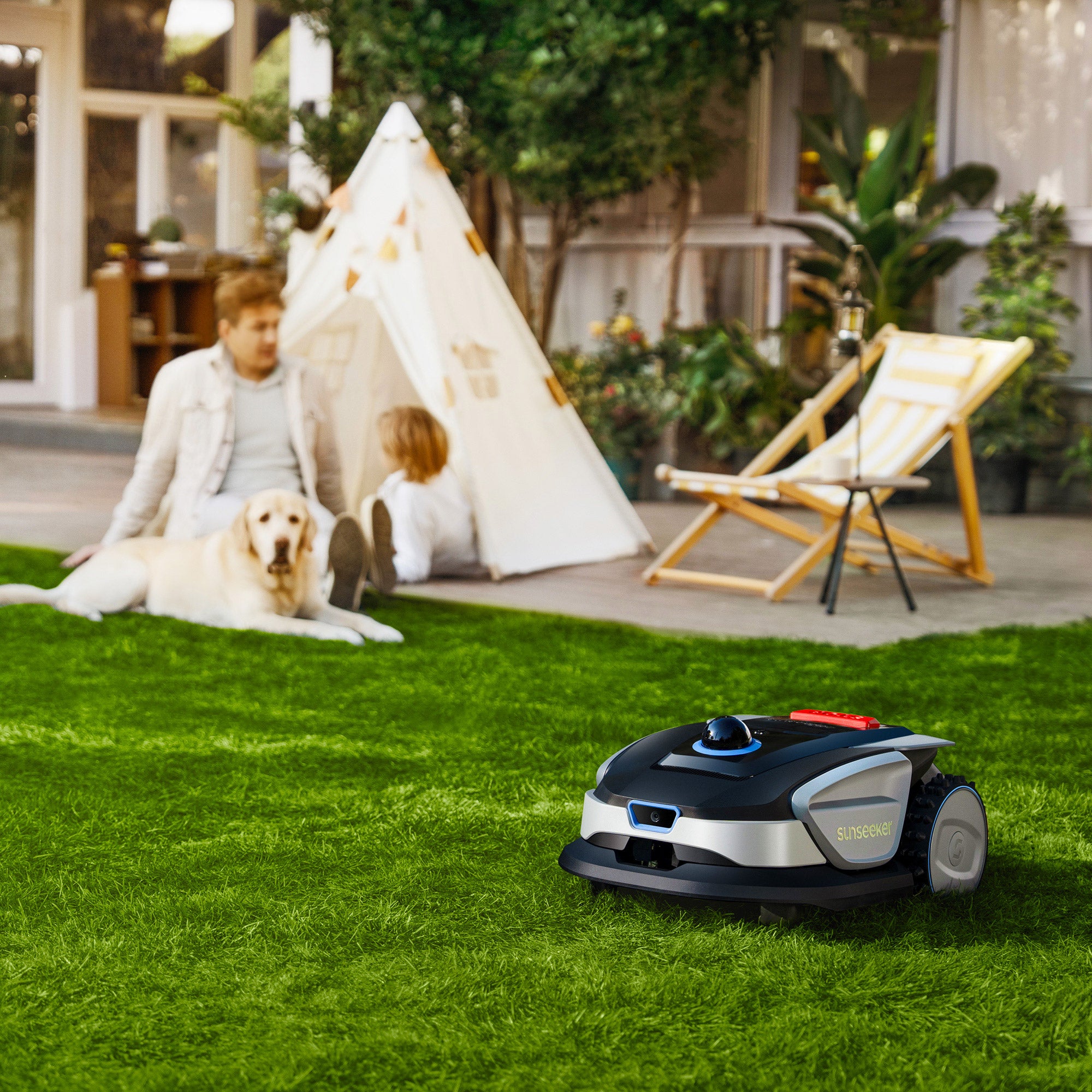 Sunseeker S4 Robotic Lawn Mower with Lidar .25 Acre