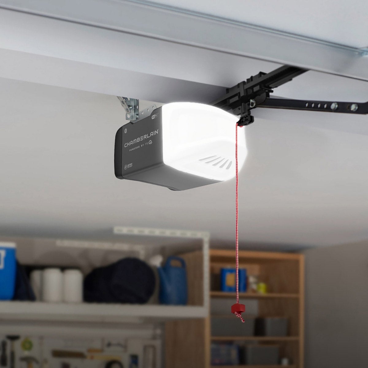 Chamberlain ½ HP Smart Belt Drive Garage Door Opener with Wi-fi Compatibility Battery Backup