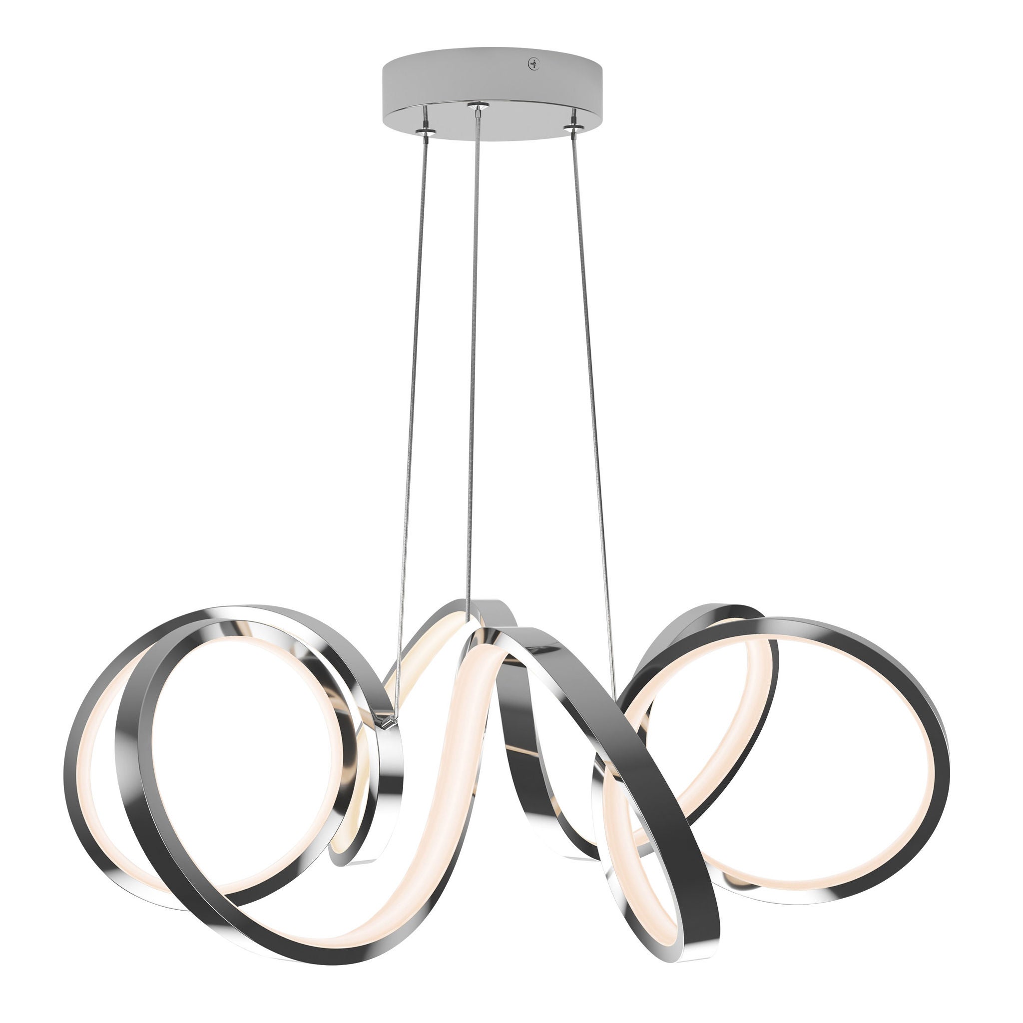 Artika Swirl Ribbon Integrated LED Pendant Light
