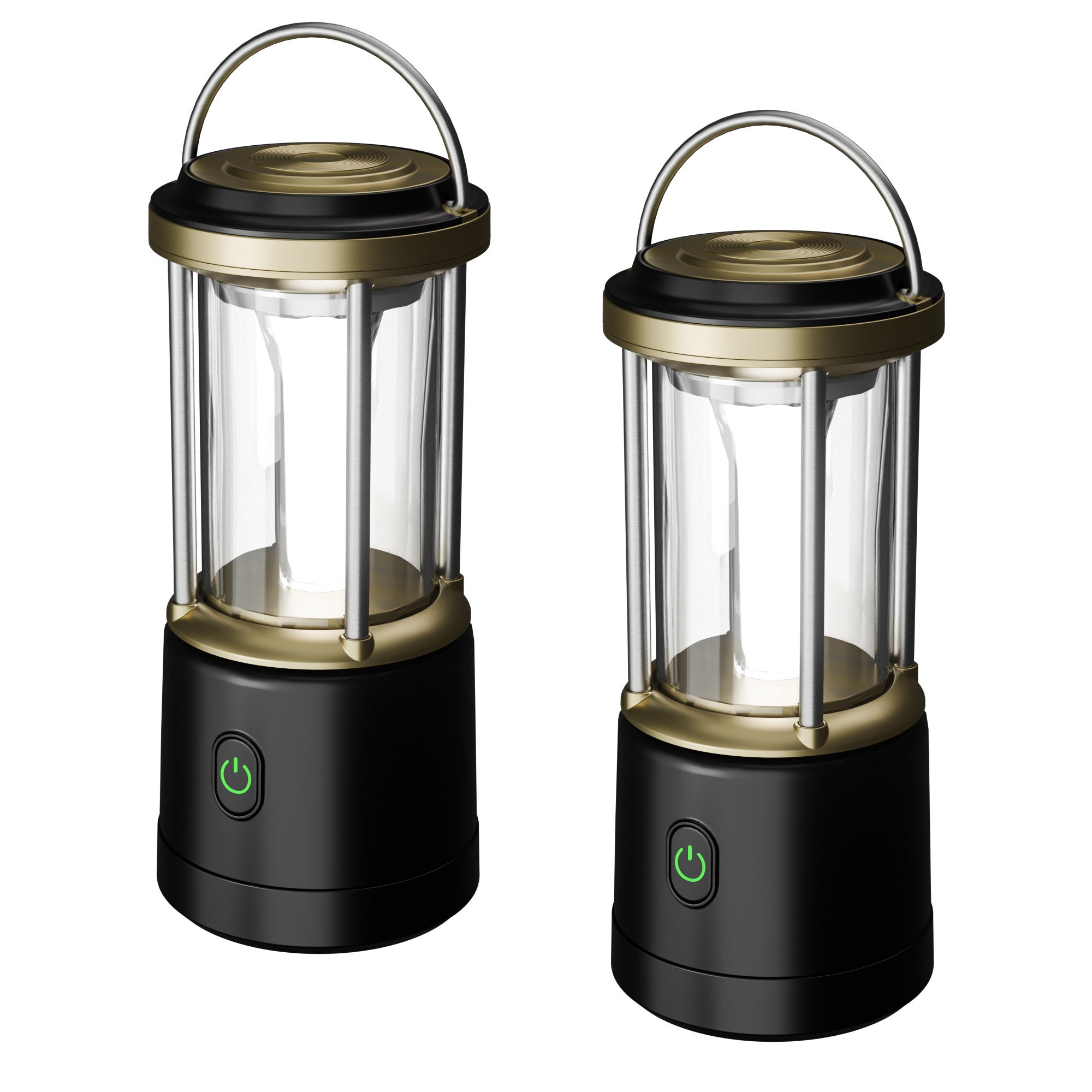 Lepro Battery Powered LED Portable Camping Lantern, 2-pack