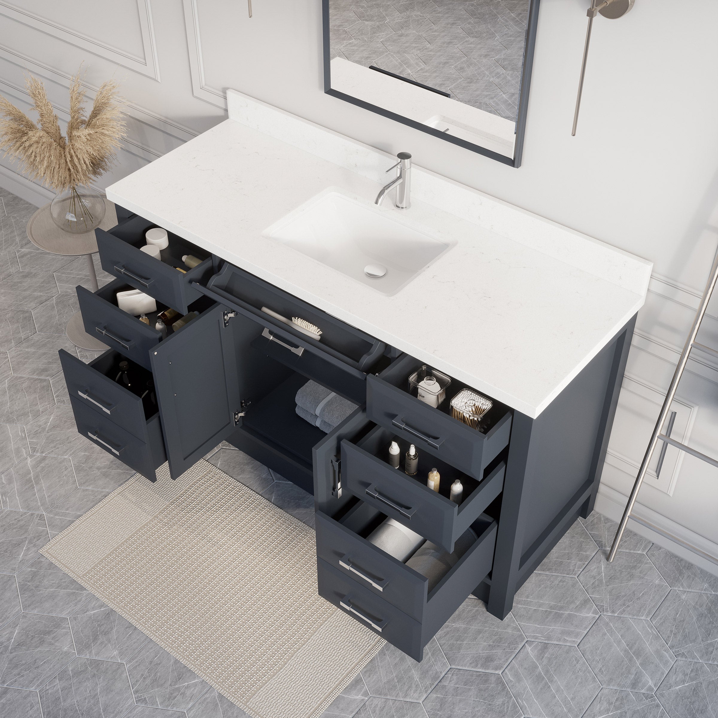 Calais Bath Vanity by Studio Bathe in Gray