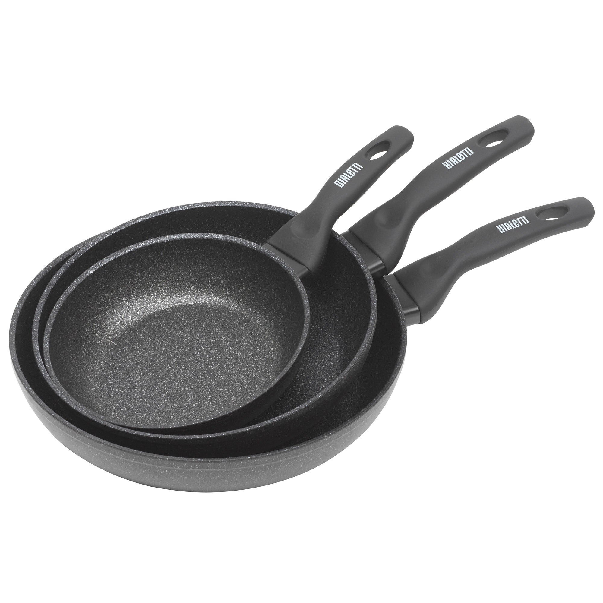 Bialetti Fortè 3-piece Fry Pan Set