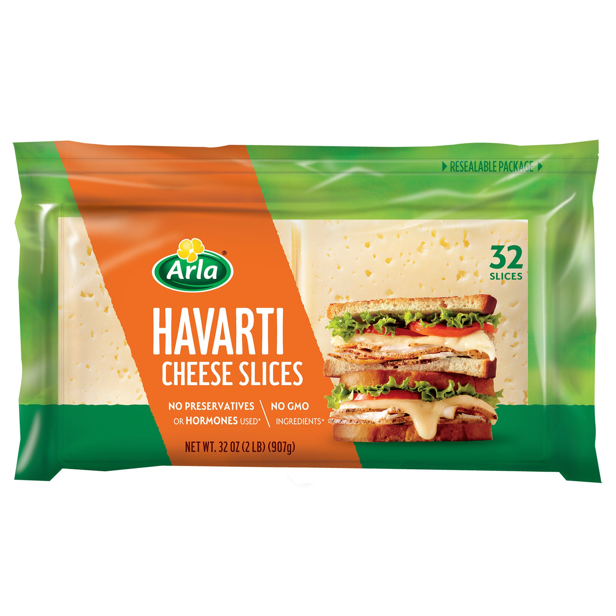 Arla Havarti Cheese Slices, 2 lbs