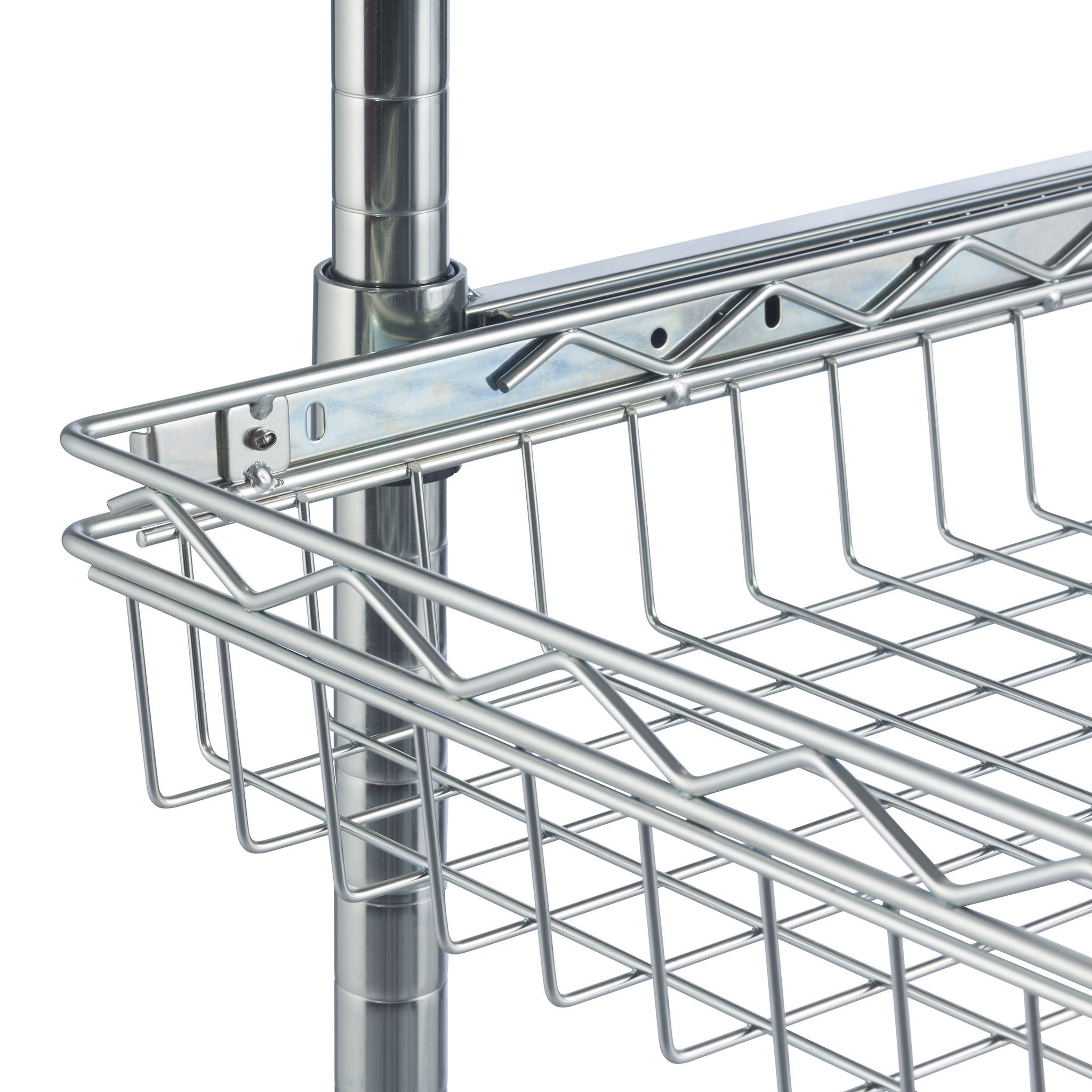 TRINITY EcoStorage 5-Tier NSF Rack w/ Sliding Pull-Out Baskets & Wheels
