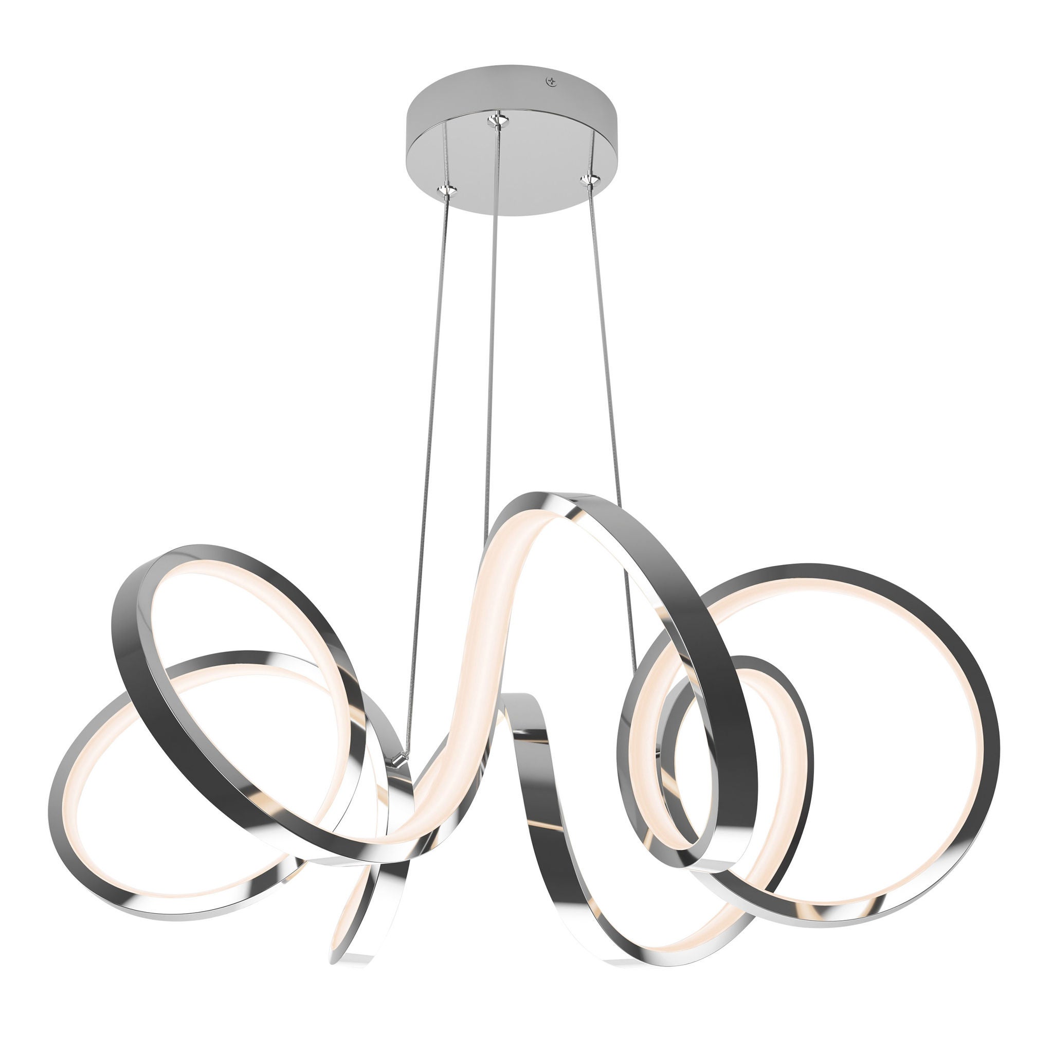 Artika Swirl Ribbon Integrated LED Pendant Light