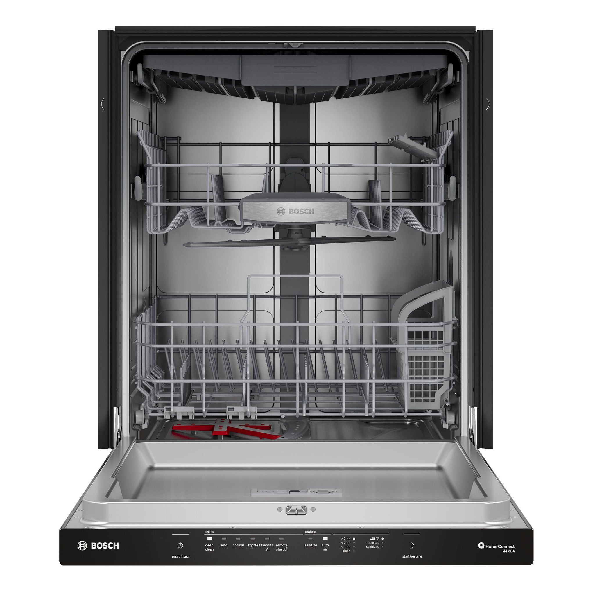 Bosch 500 Series Top Control Dishwasher with AutoAir and TimeLight, 44dBA
