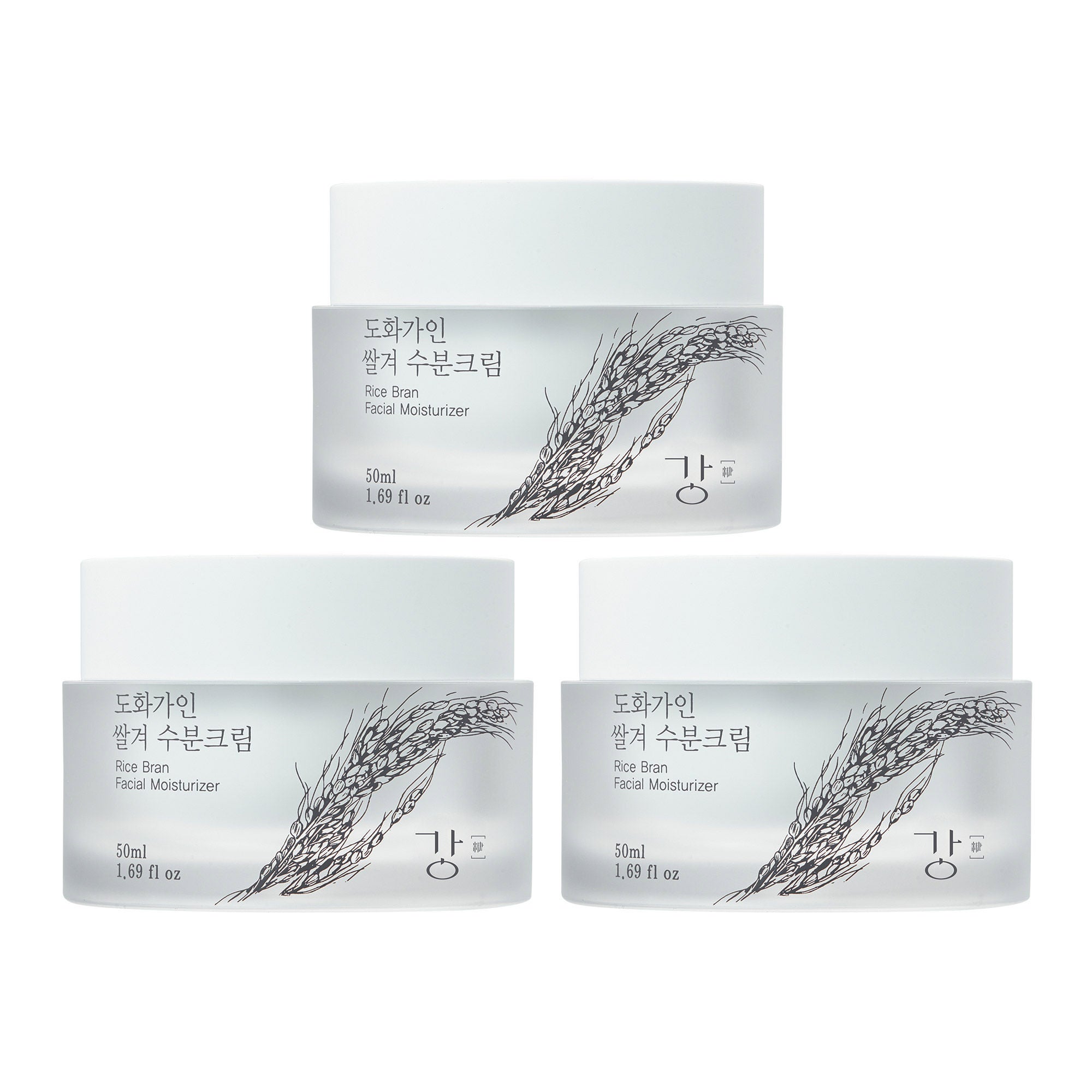 House of Dohwa Rice Bran Facial Moisturizer, 3-pack