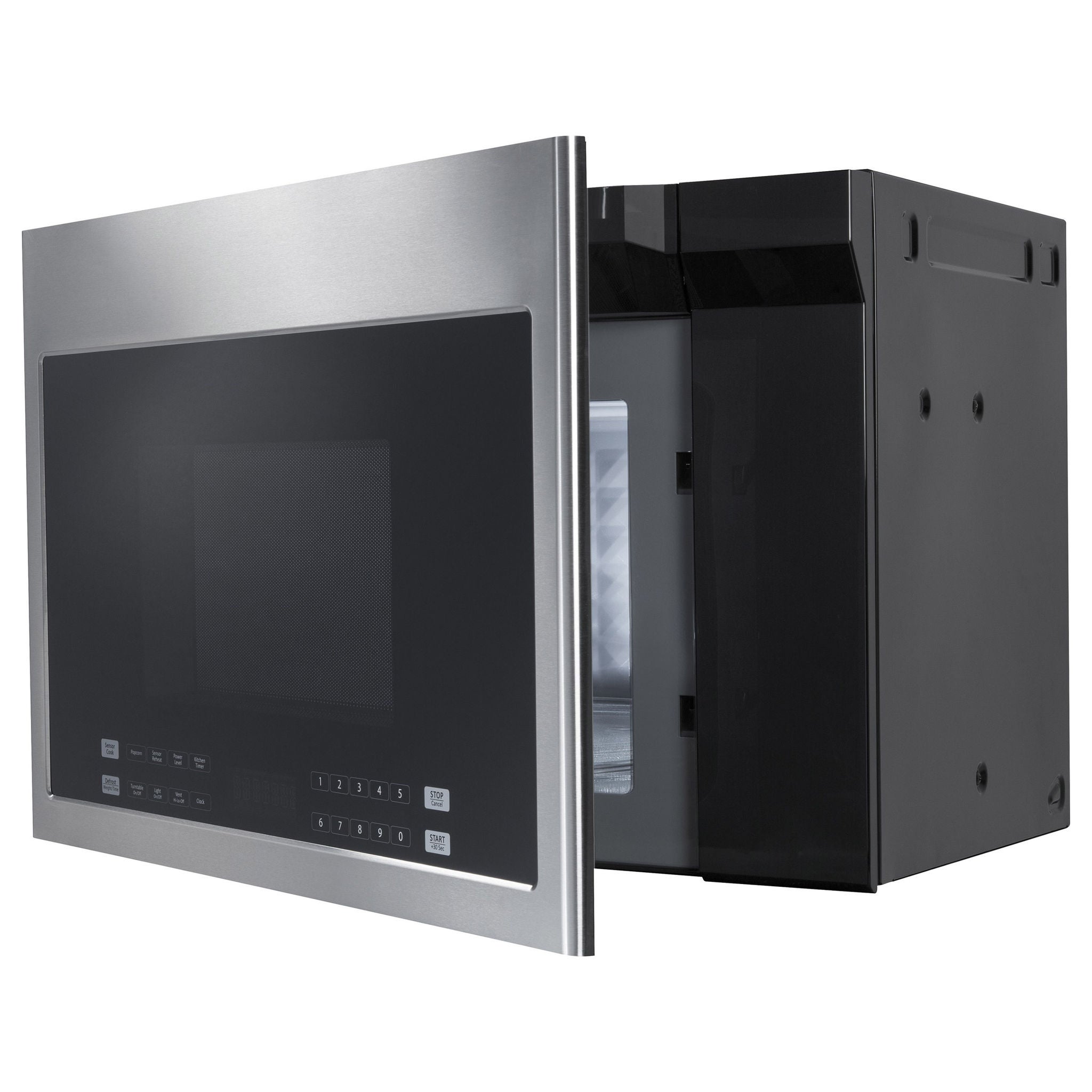 Haier 24" 1.4 cu. ft. Over-the-Range Microwave Oven with Sensor Cooking, Hidden Vent
