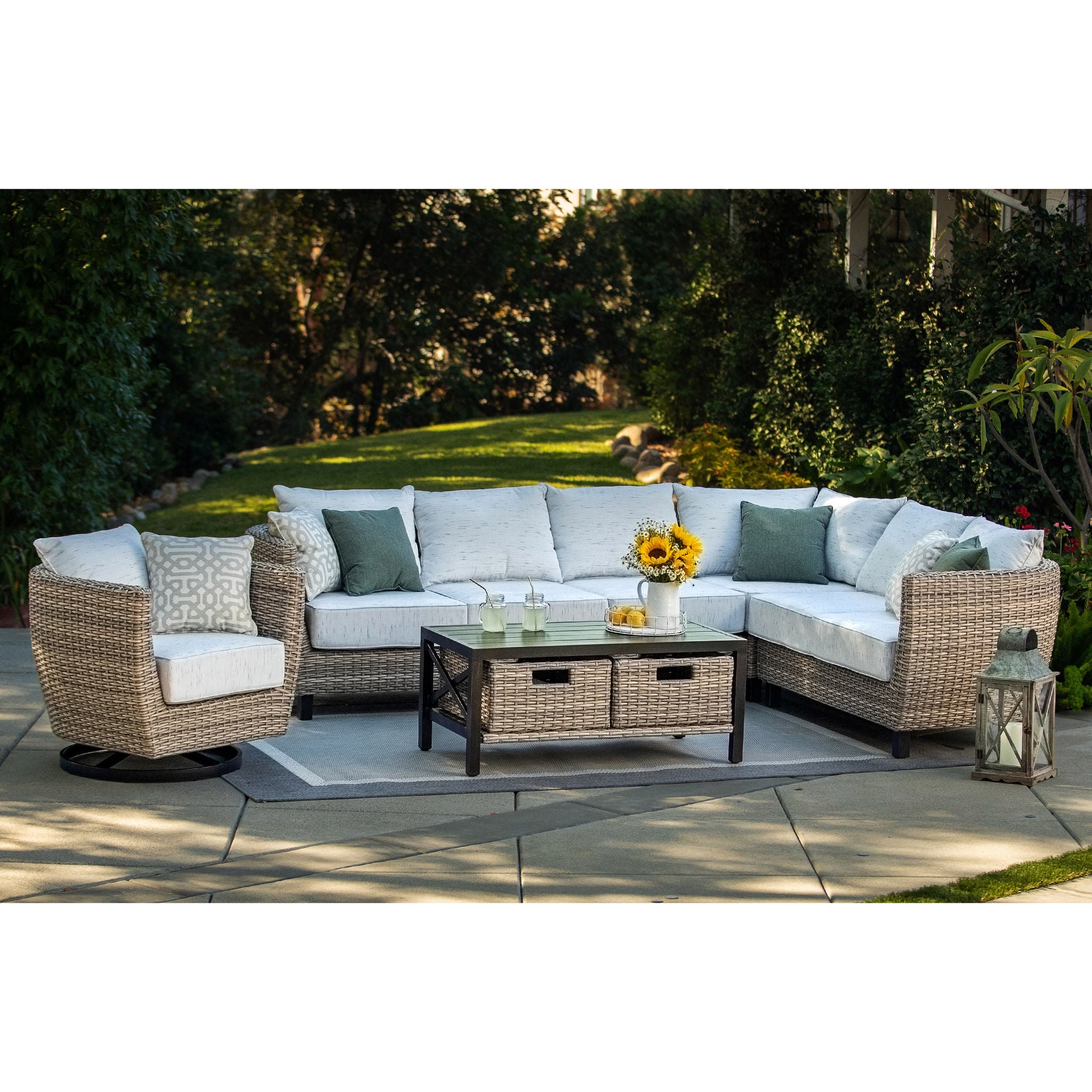 Wilder 8-piece Outdoor Patio Sectional Set