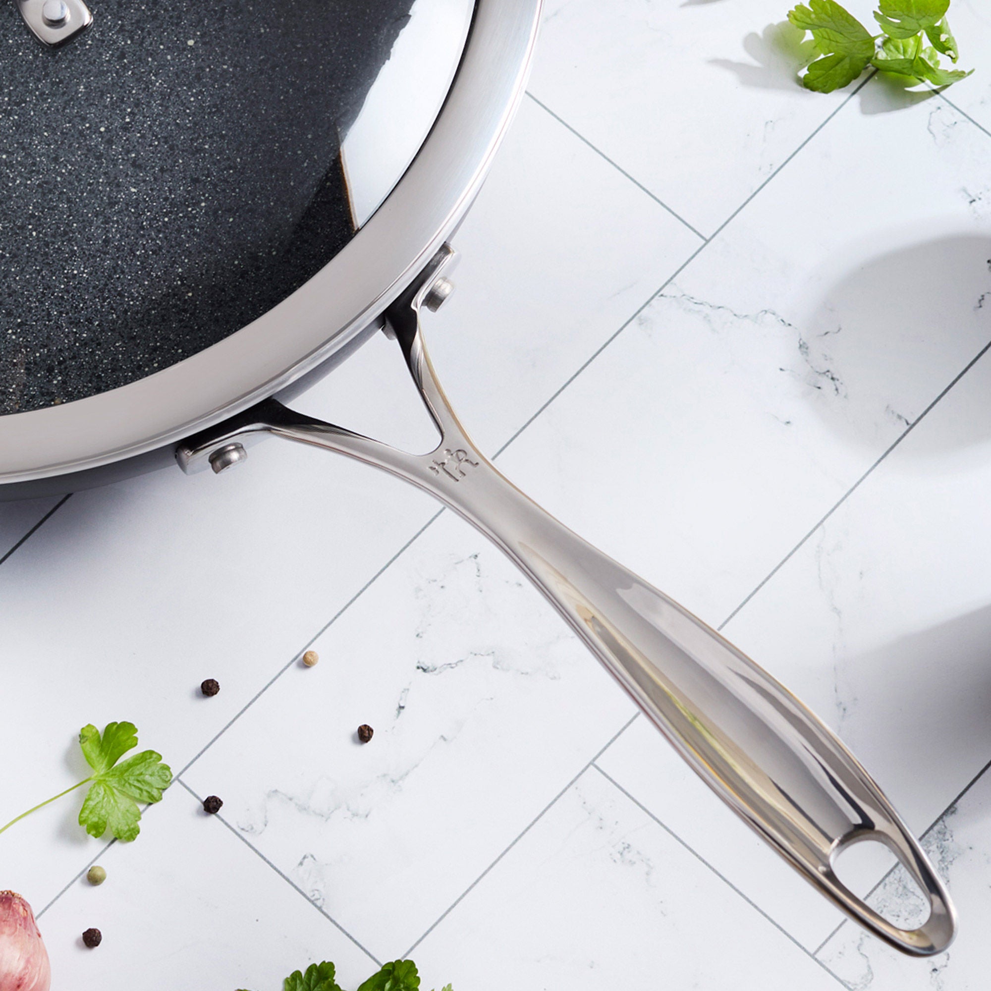 Henckels Capri Ceramic 11-inch Perfect Pan with Lid