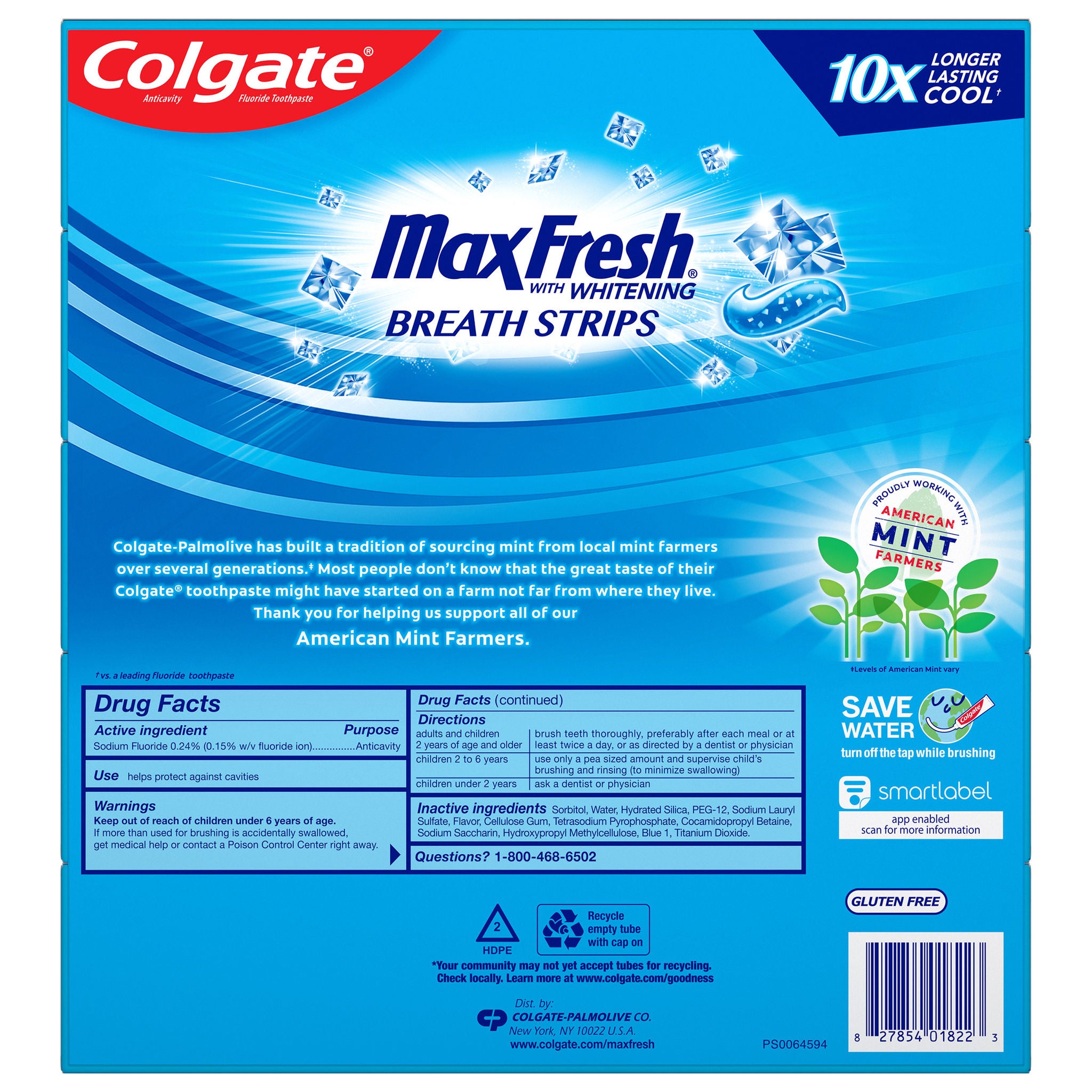 Colgate Max Fresh Toothpaste, 7.3 oz, 5-pack