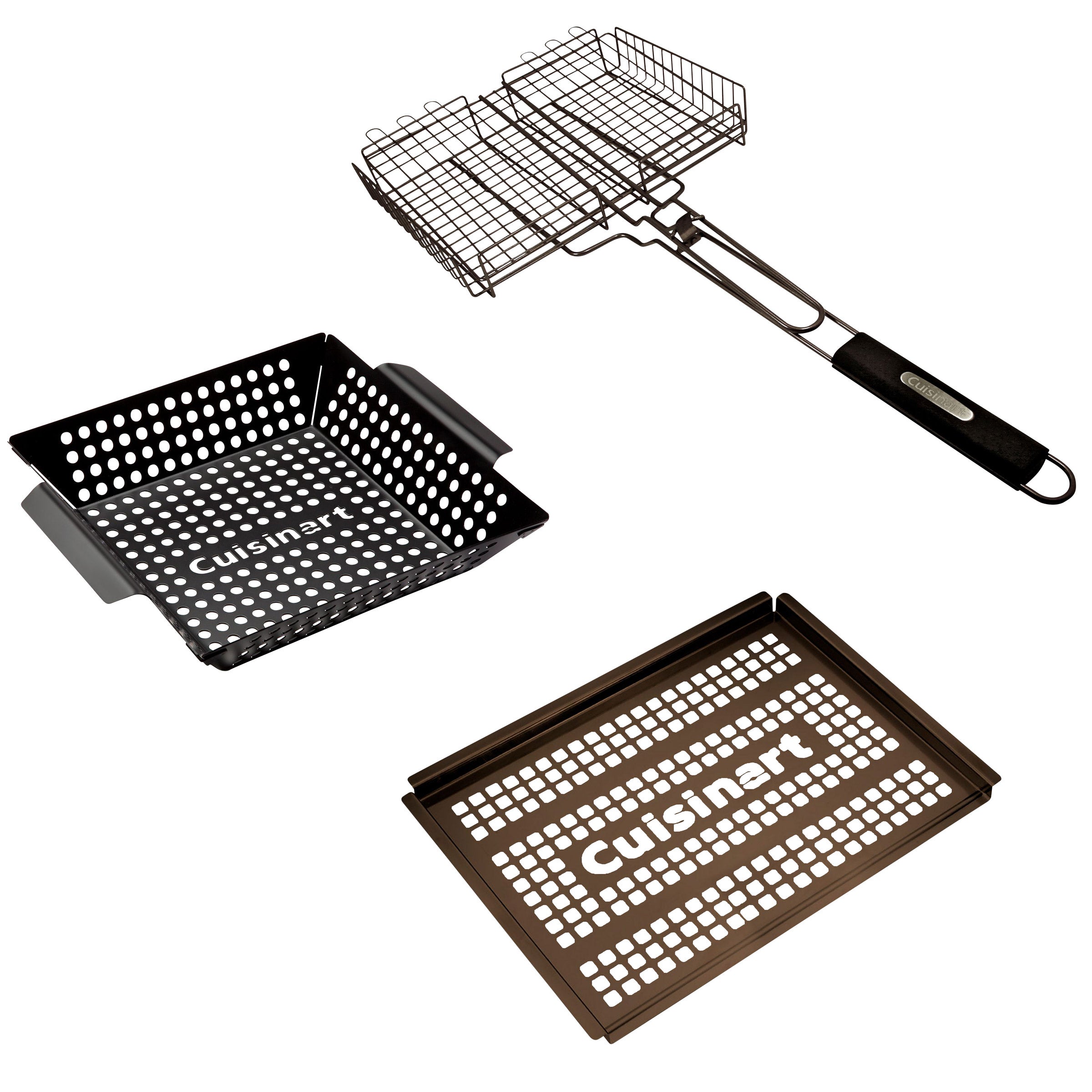Cuisinart Non-Stick Grill Topper, 3-piece Set