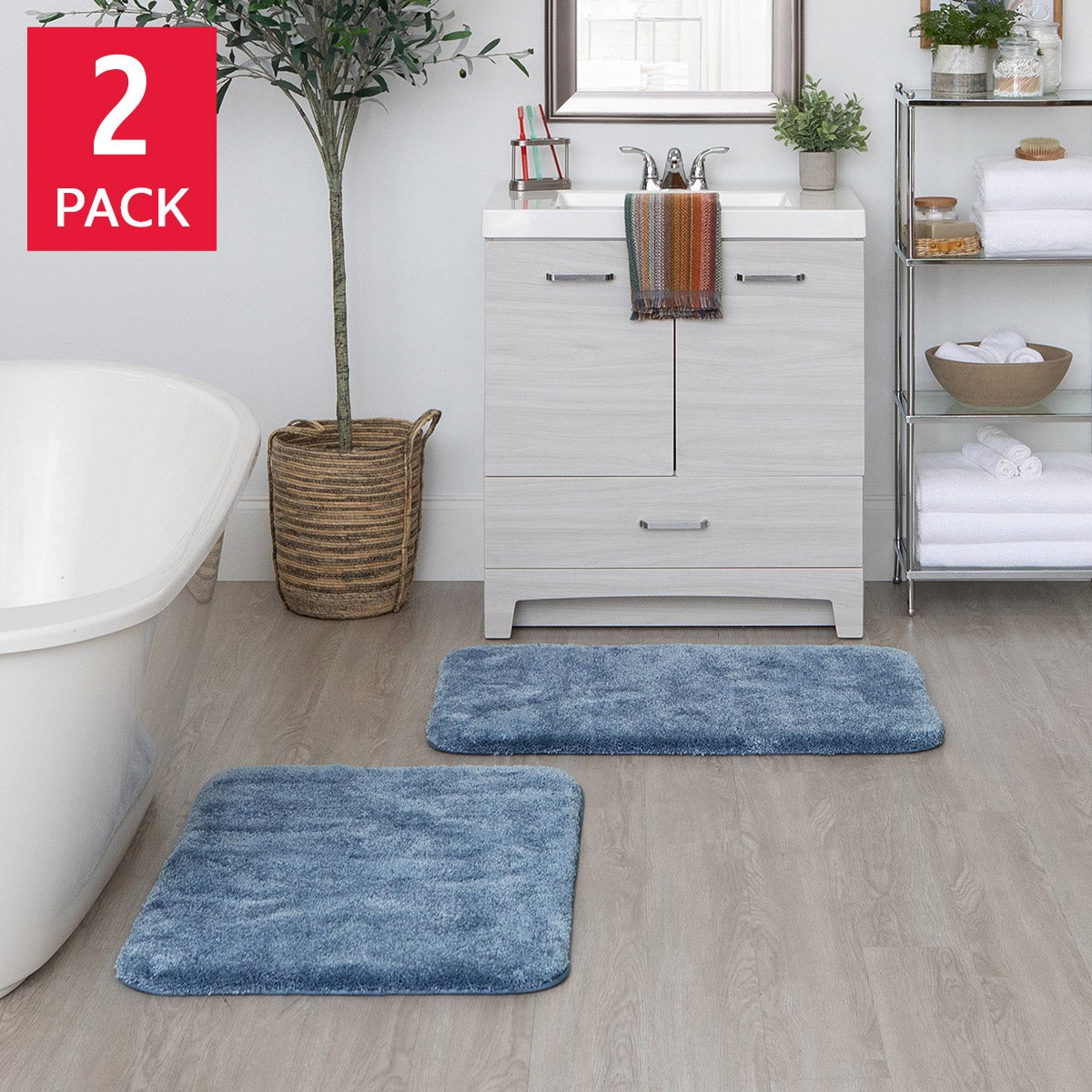 Mohawk Bath Mat, 2-pack