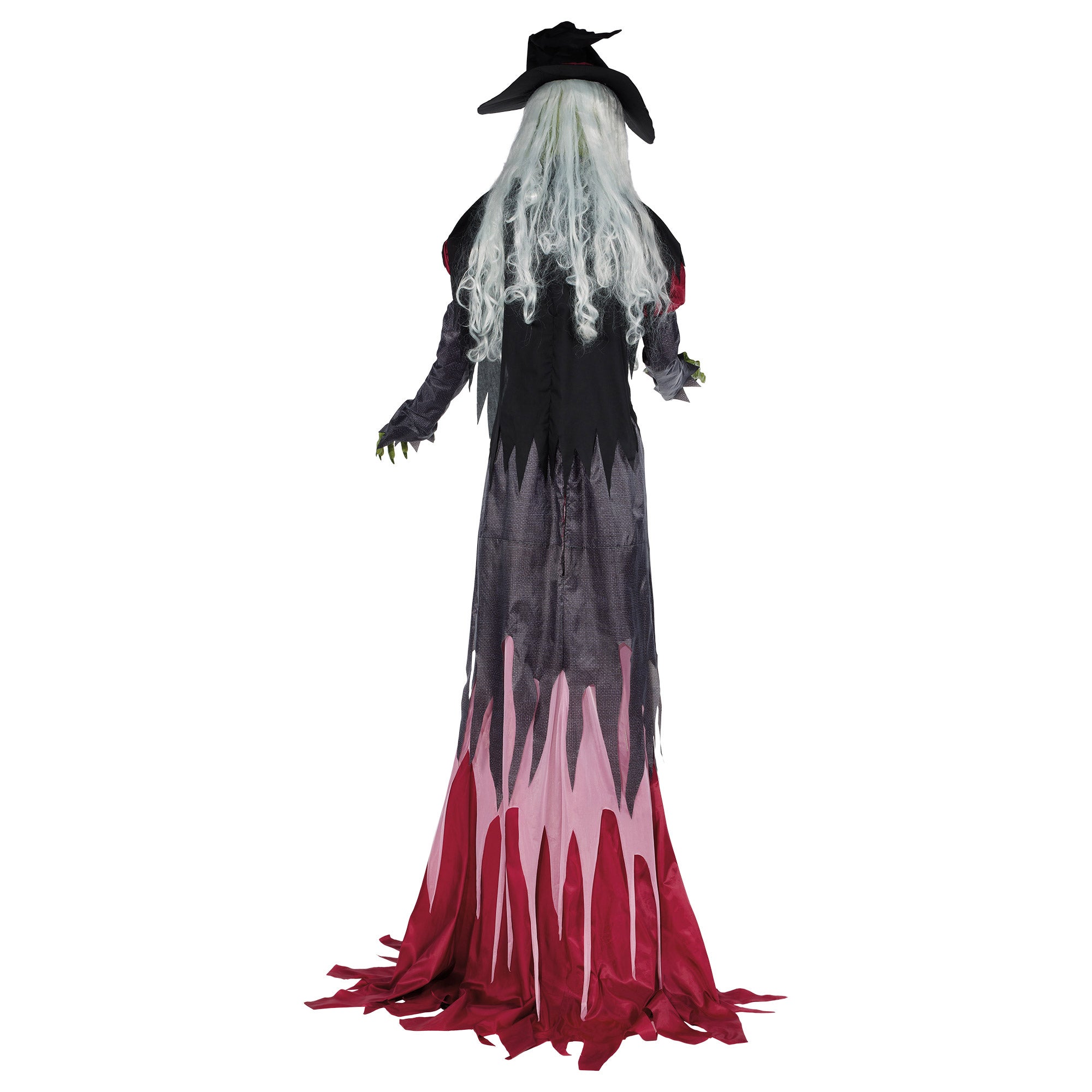 12' Animated Witch with LED Eyes