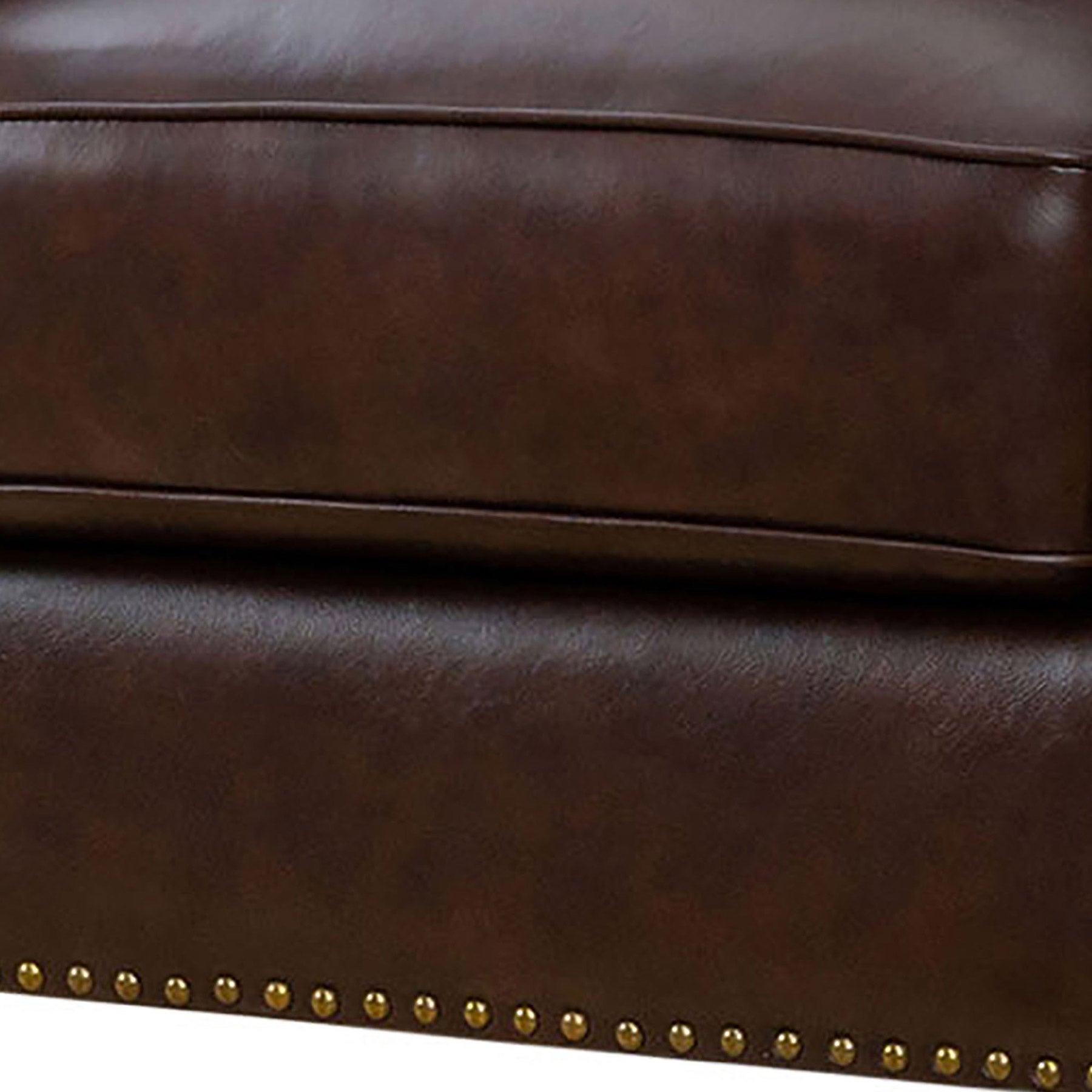 Mortara Leather Ottoman