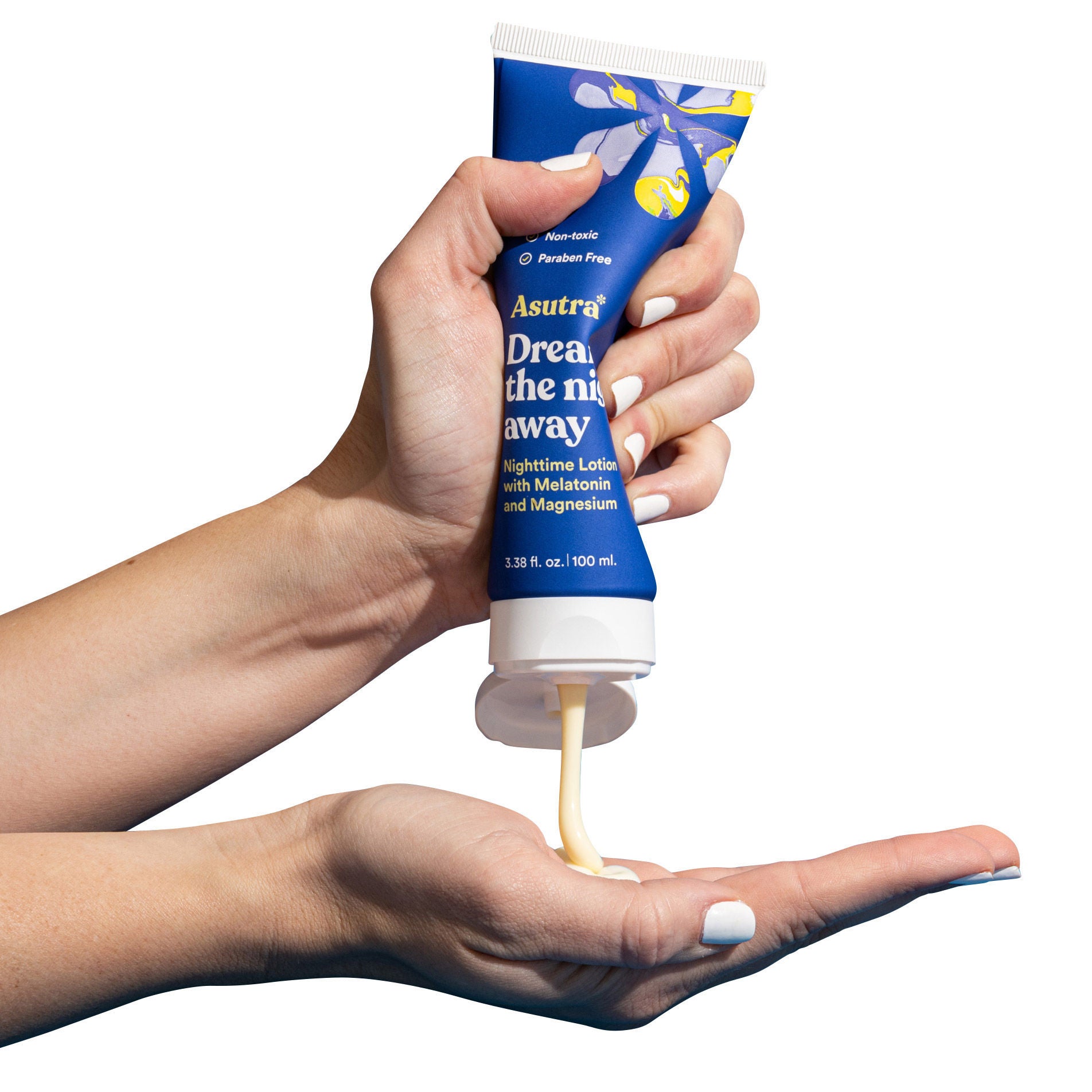 Asutra Sleep Mask, Cooling Mask + Nighttime Lotion, 3.38 fl oz