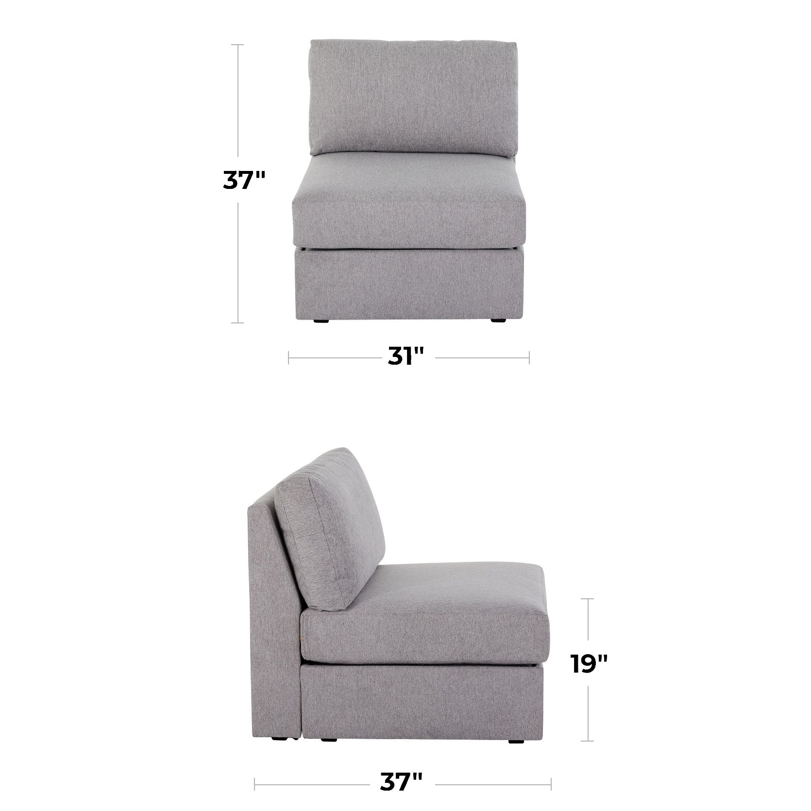 Flexsteel Flex Armless Chair