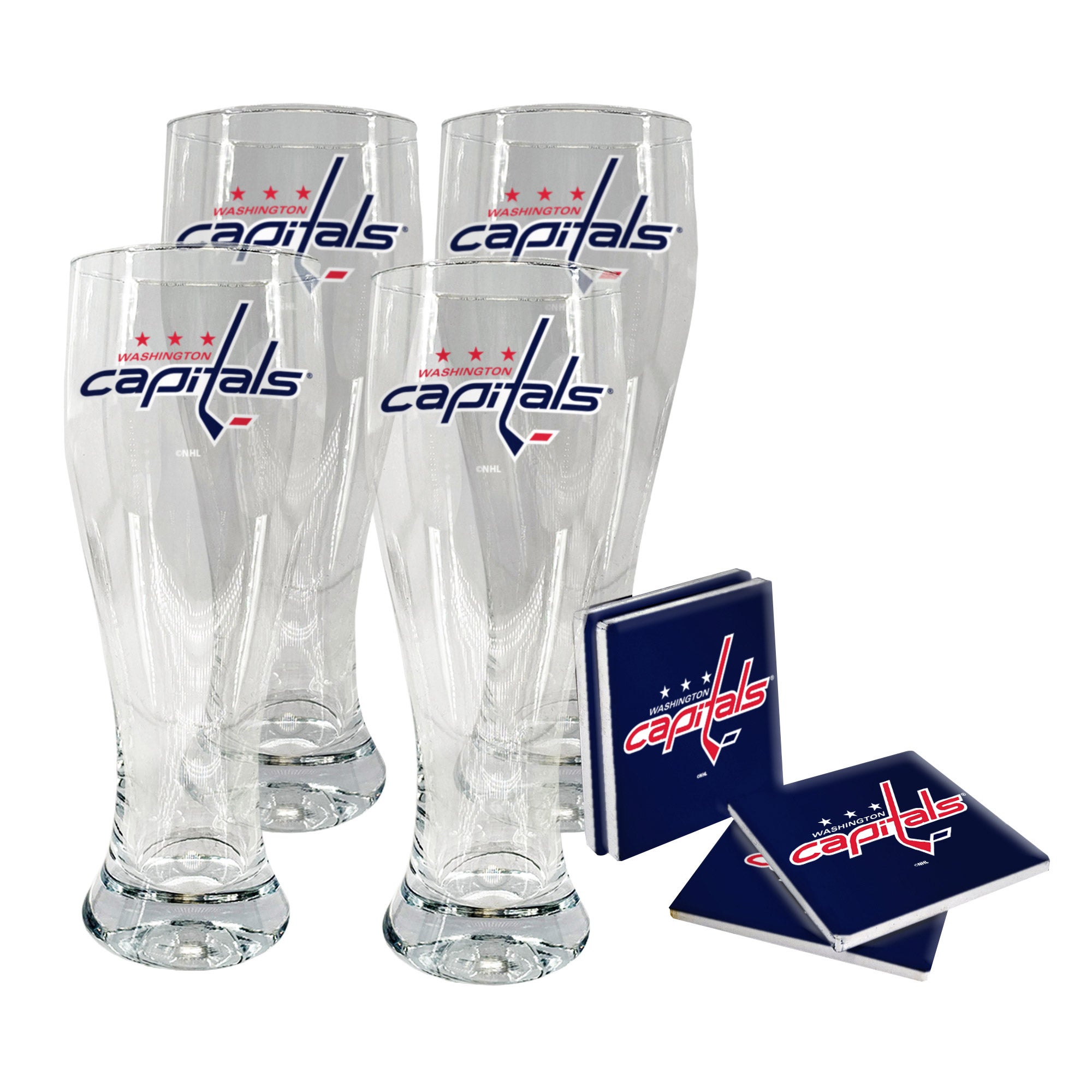 NHL Pilsner & Coaster Set