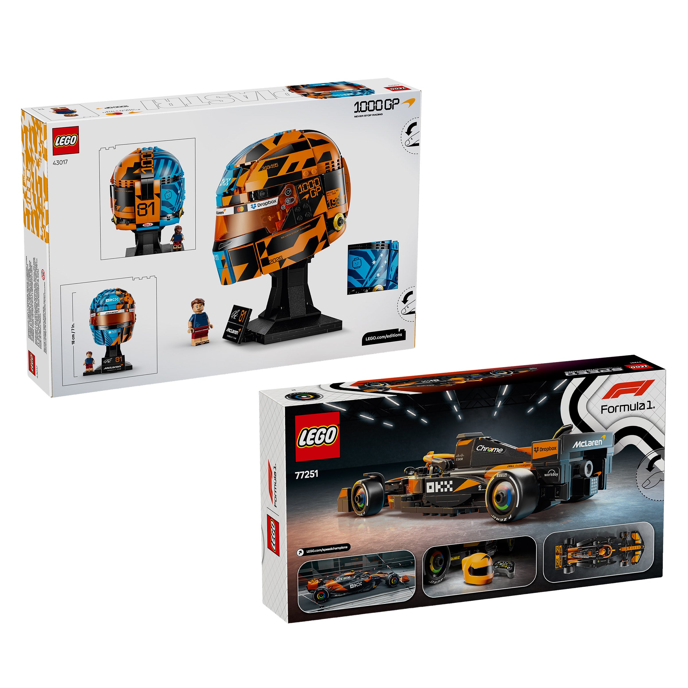 LEGO McLaren Piastri Helmet Bundle