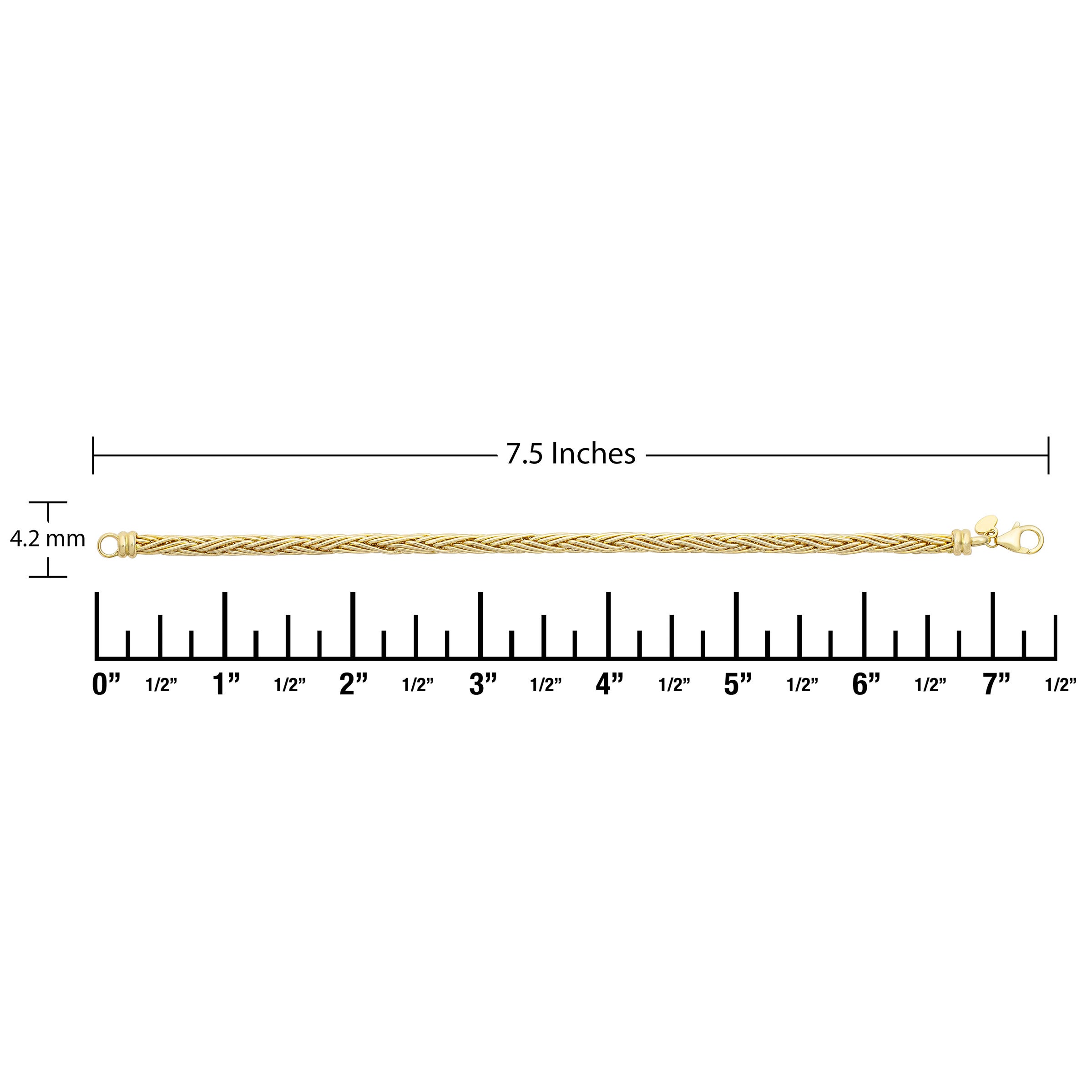 14kt Yellow Gold Woven Bracelet