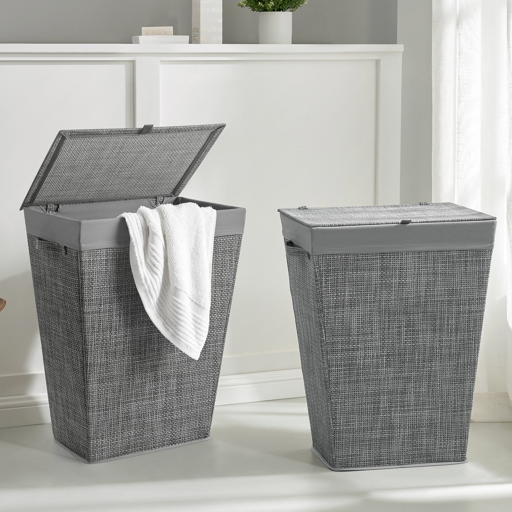 Rectangular Tapered Hampers, 2-pack
