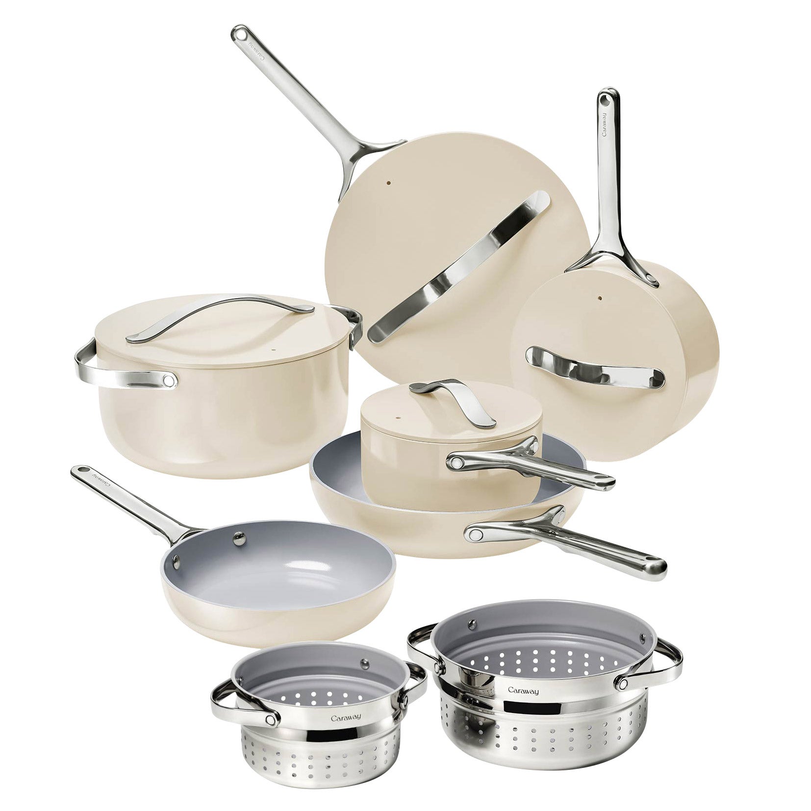 Caraway 18-piece Ceramic Cookware Set