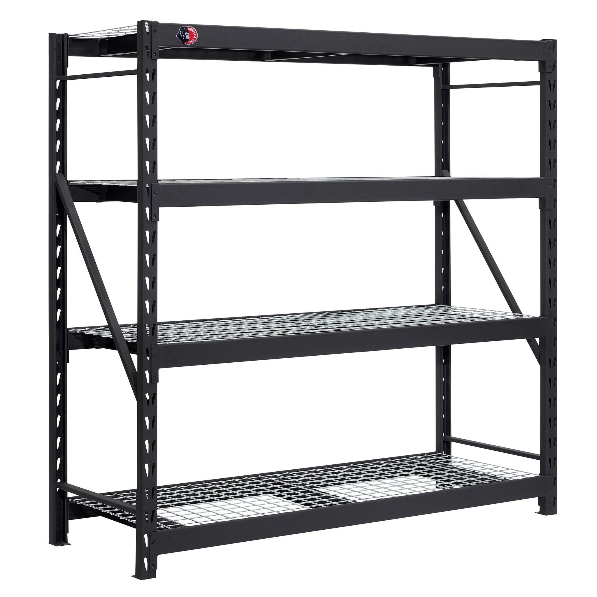 Gorilla Rack Industrial Shelving, 77” x 24” x 72"