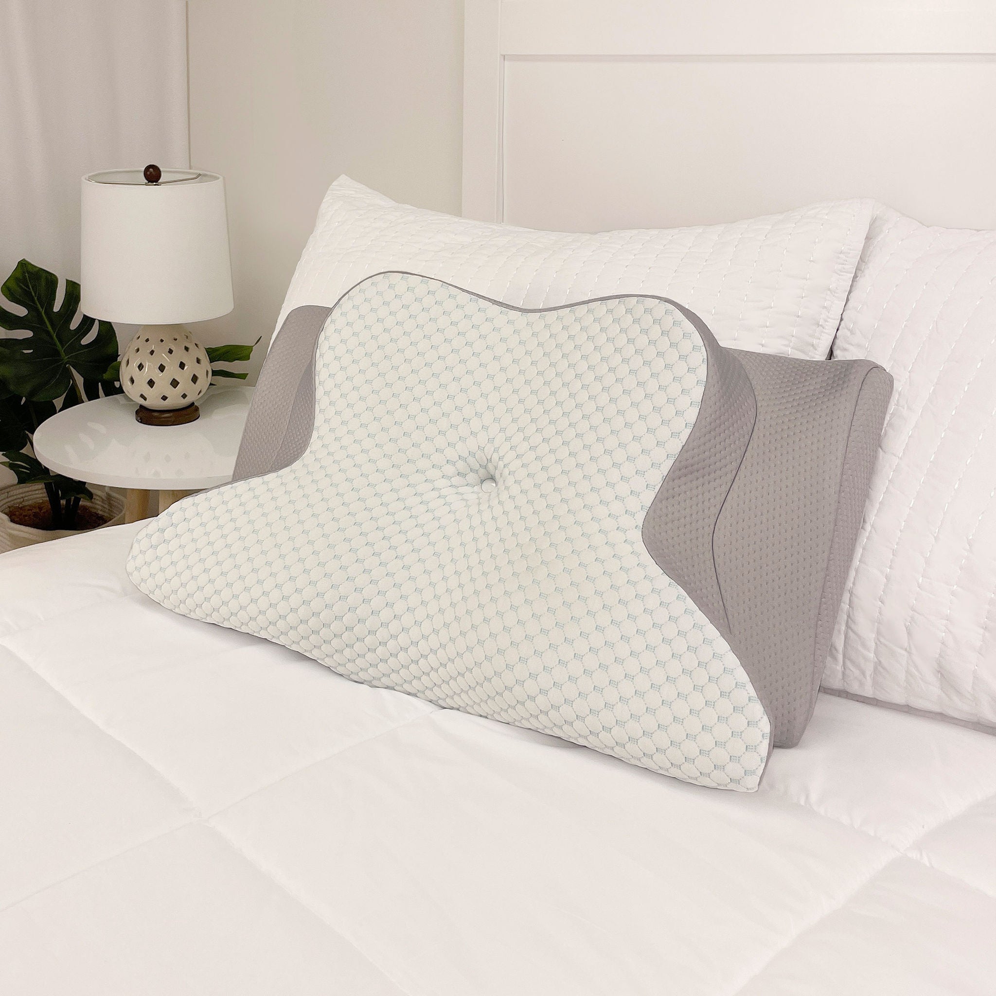 Dream Plush Memory Foam Side Sleeper Pillow with Cooling Cover