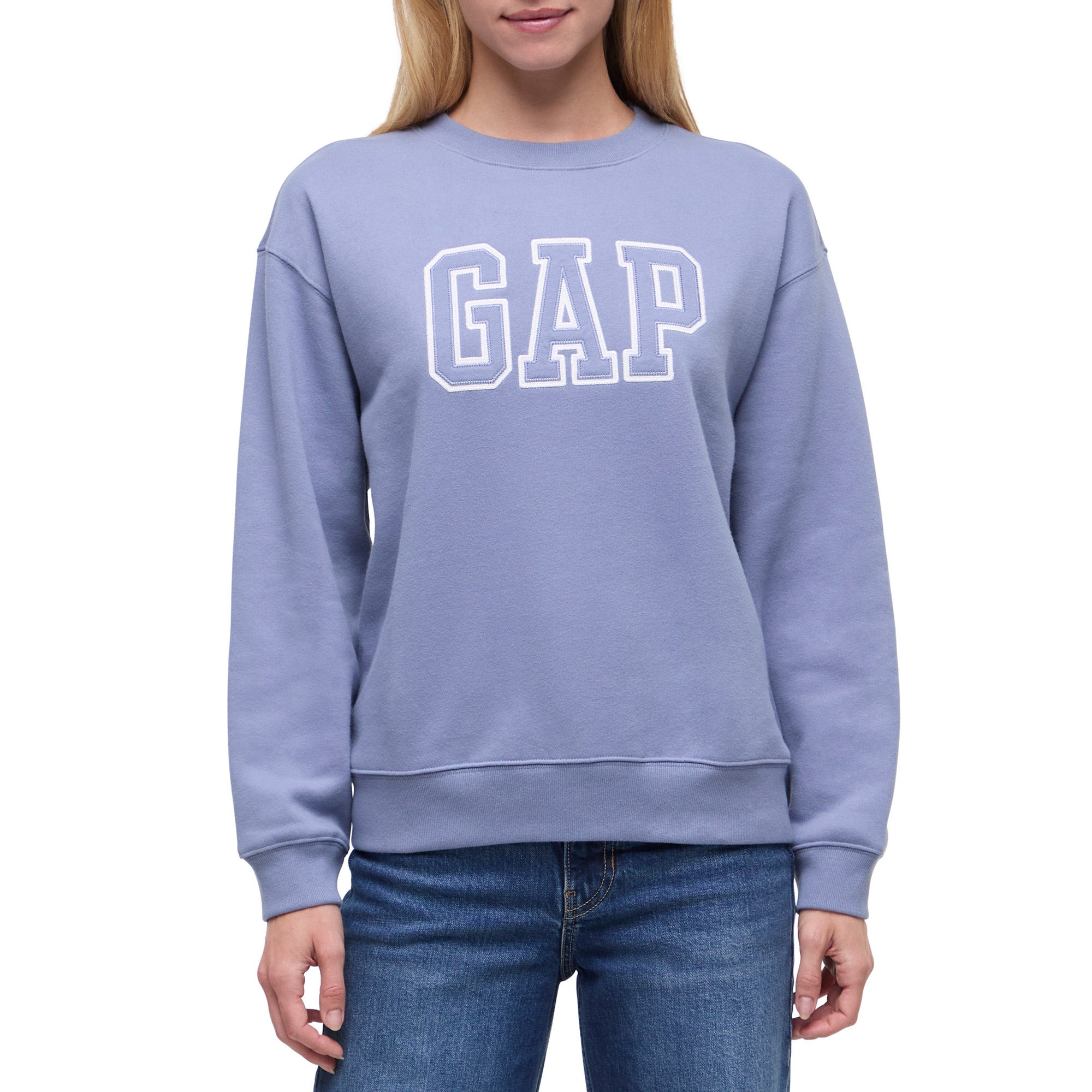 Gap Women's Logo Fleece Crewneck Top