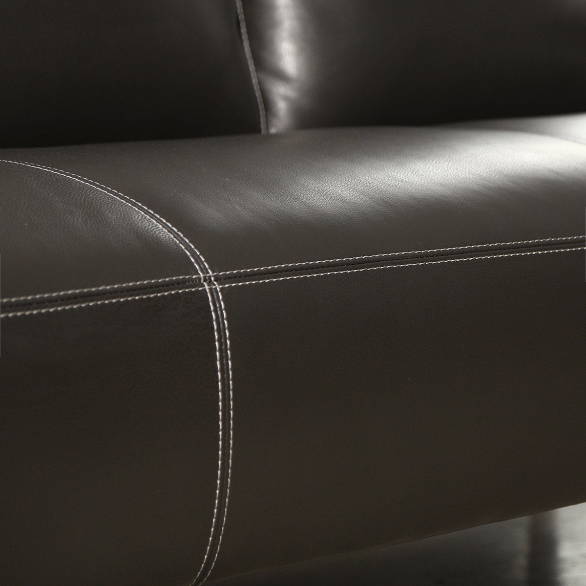 Jordane Leather Loveseat