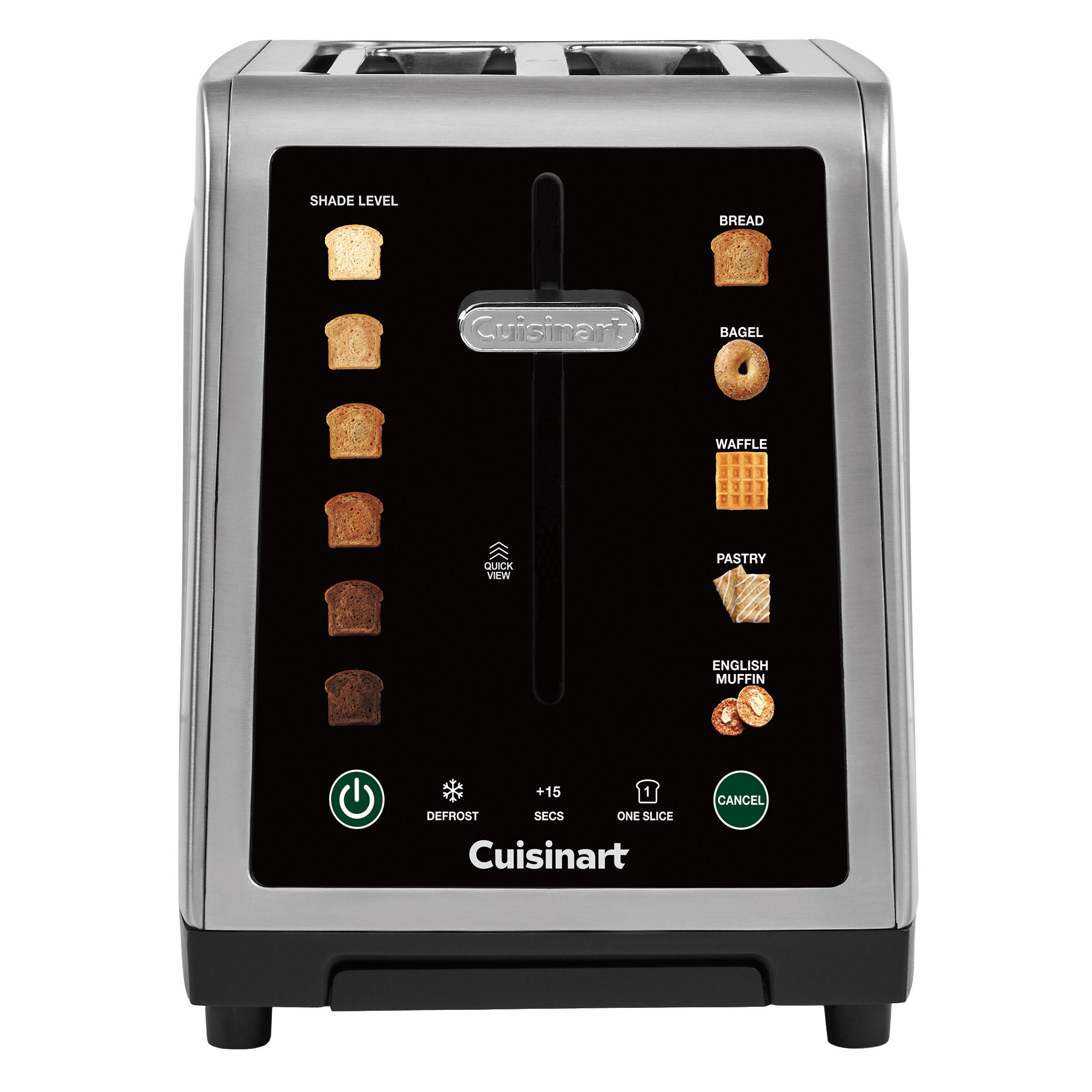 Cuisinart SimpliTouch XL Color Touchscreen 2-Slice Toaster