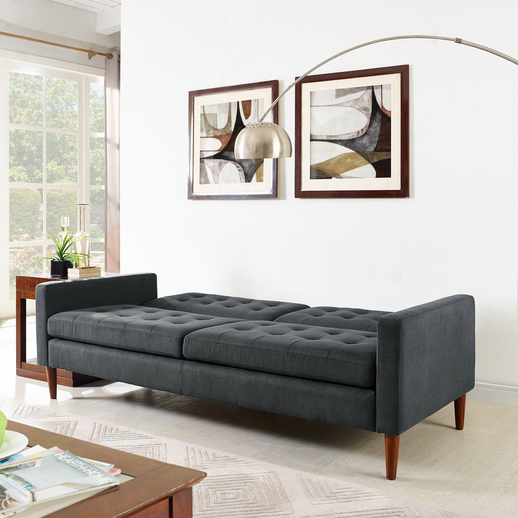 Holden Fabric Convertible Sofa Bed