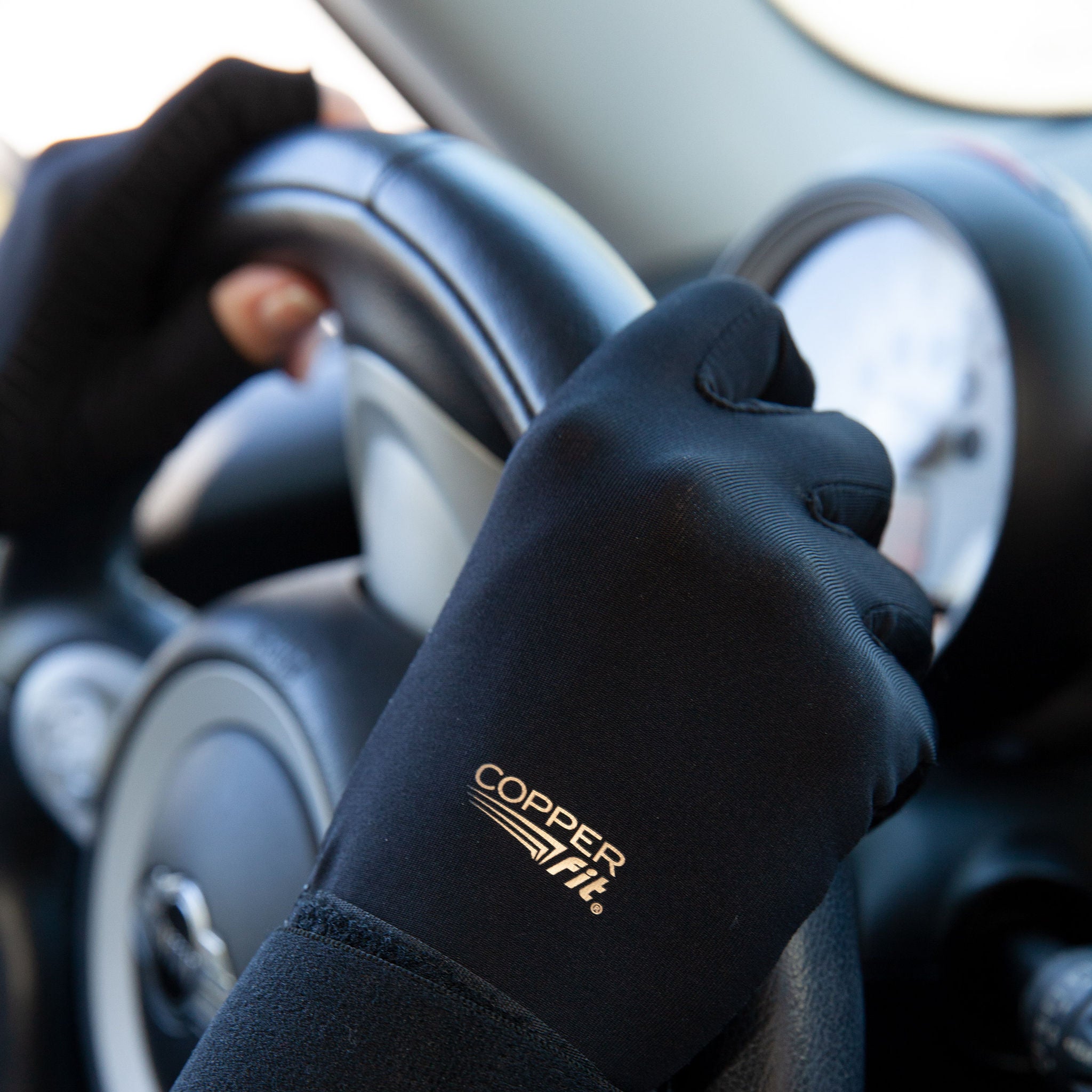 Copper Fit Hand Relief Compression Gloves, 1-pair