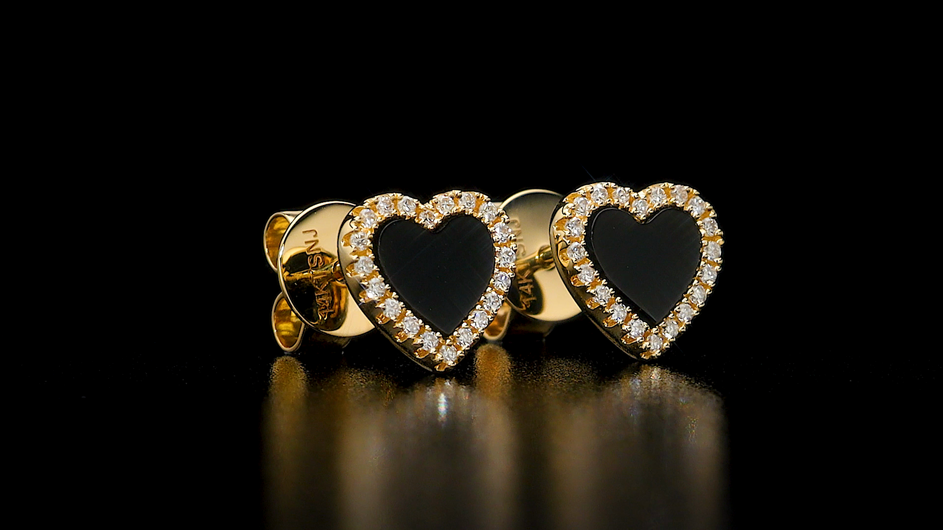 Gemstone and Diamond 14kt Yellow Gold Earrings