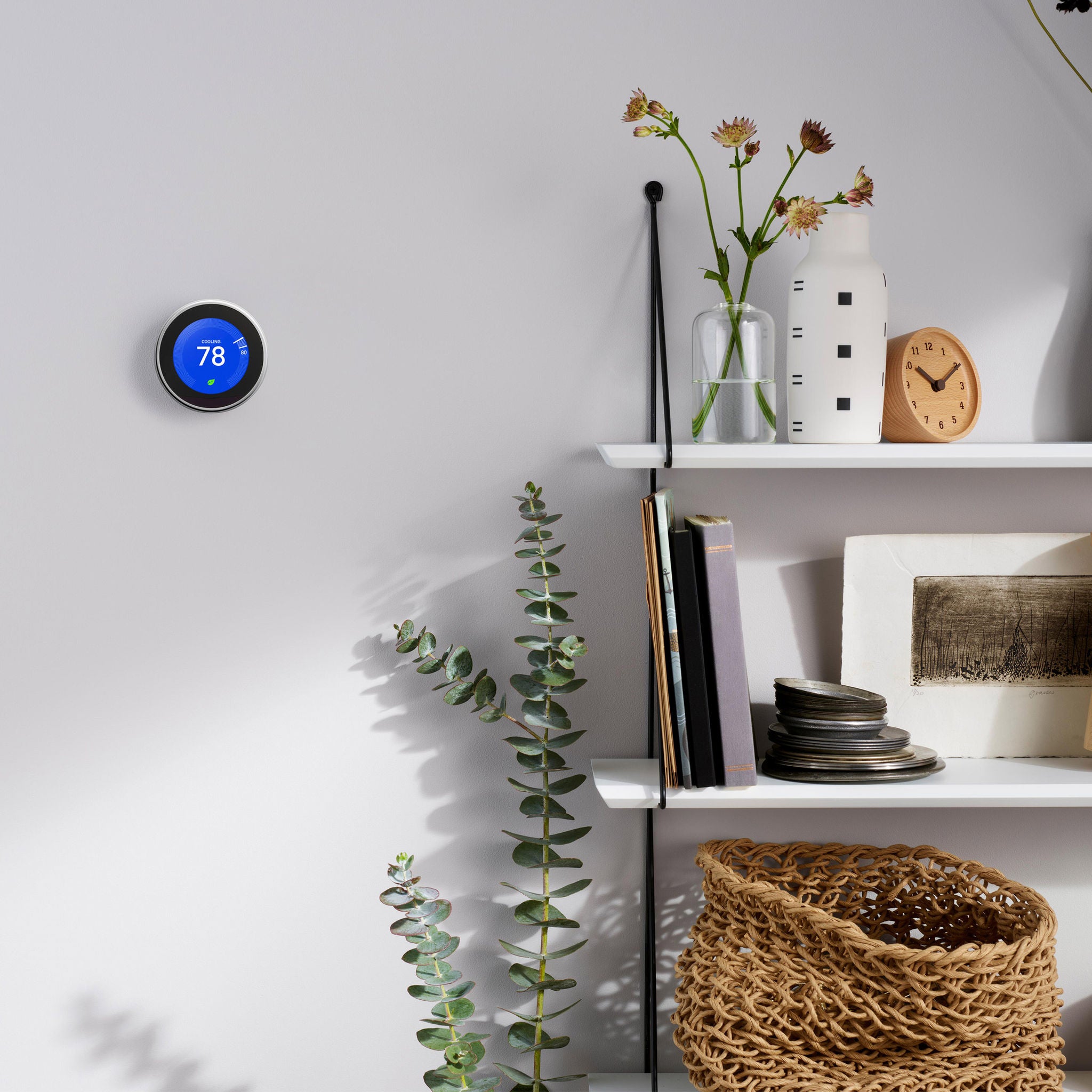Google Nest Learning Thermostat (3rd gen), Stainless Steel