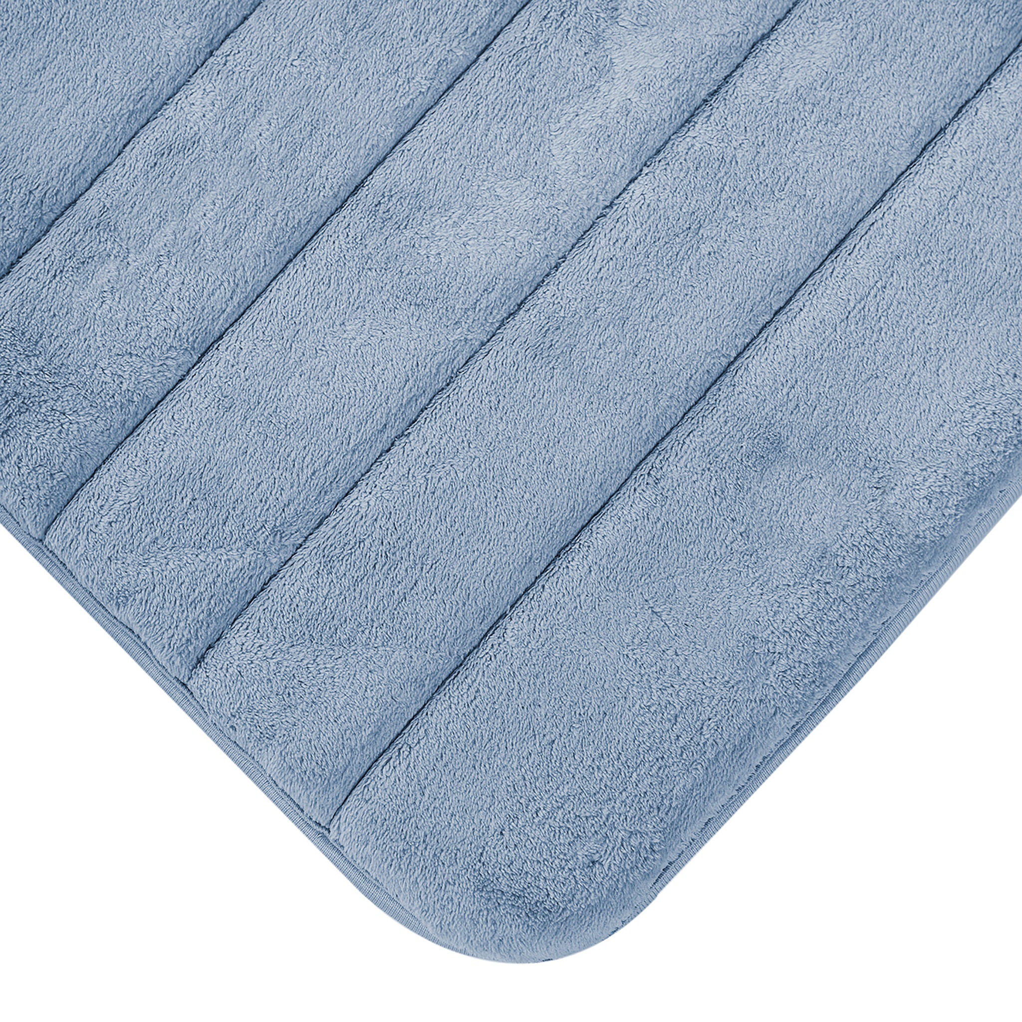 Channel Stitch Memory Foam Bath Mat, 2-pack