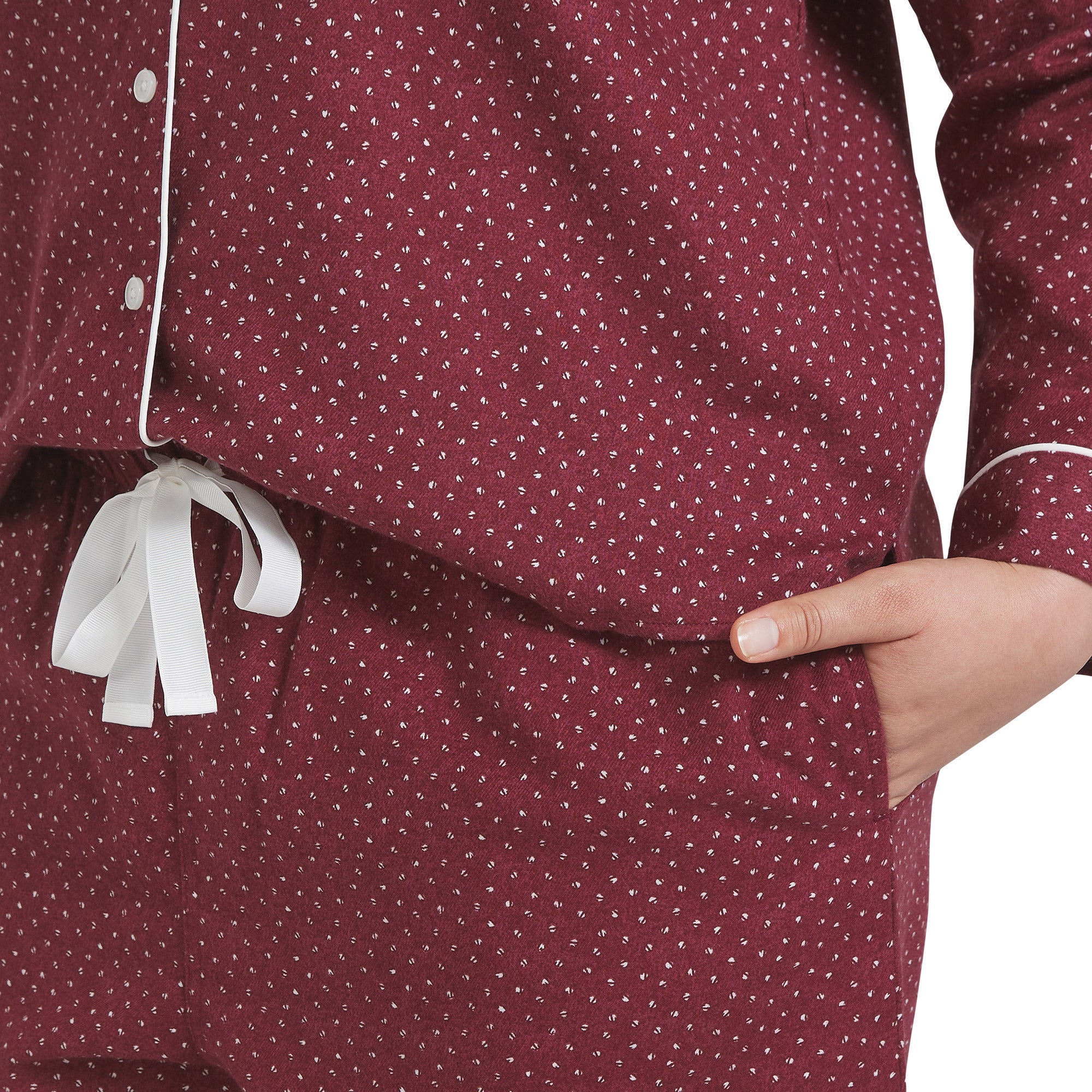 Lands' End Women's 2-piece Cotton Flannel Pajama Set